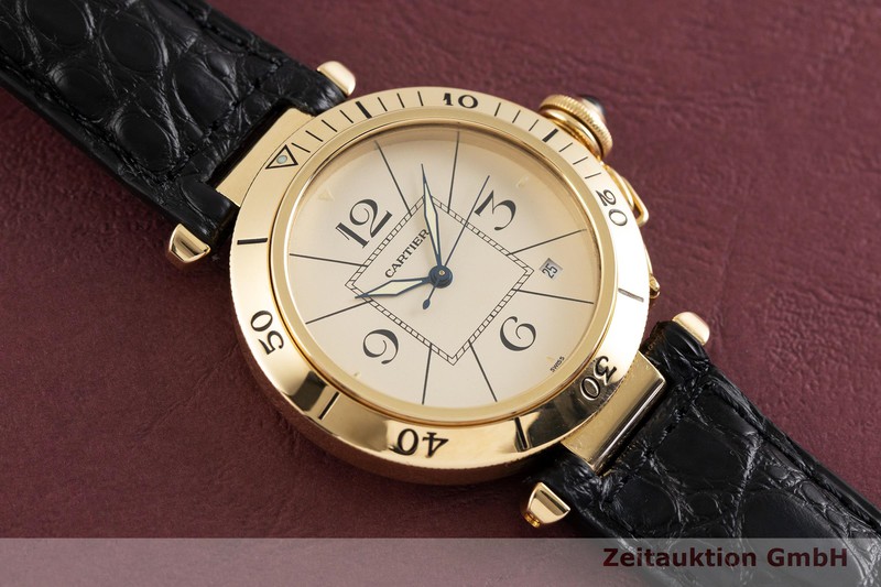 Cartier Pasha 18k Gold Automatik Kal. 20, ETA 28242 Ref. 1989
