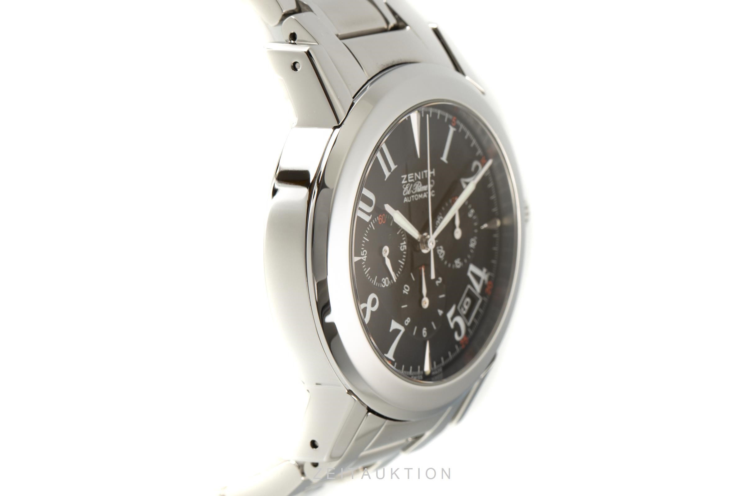 Zenith El Primero chronograph steel automatic Kal. 400Z Ref