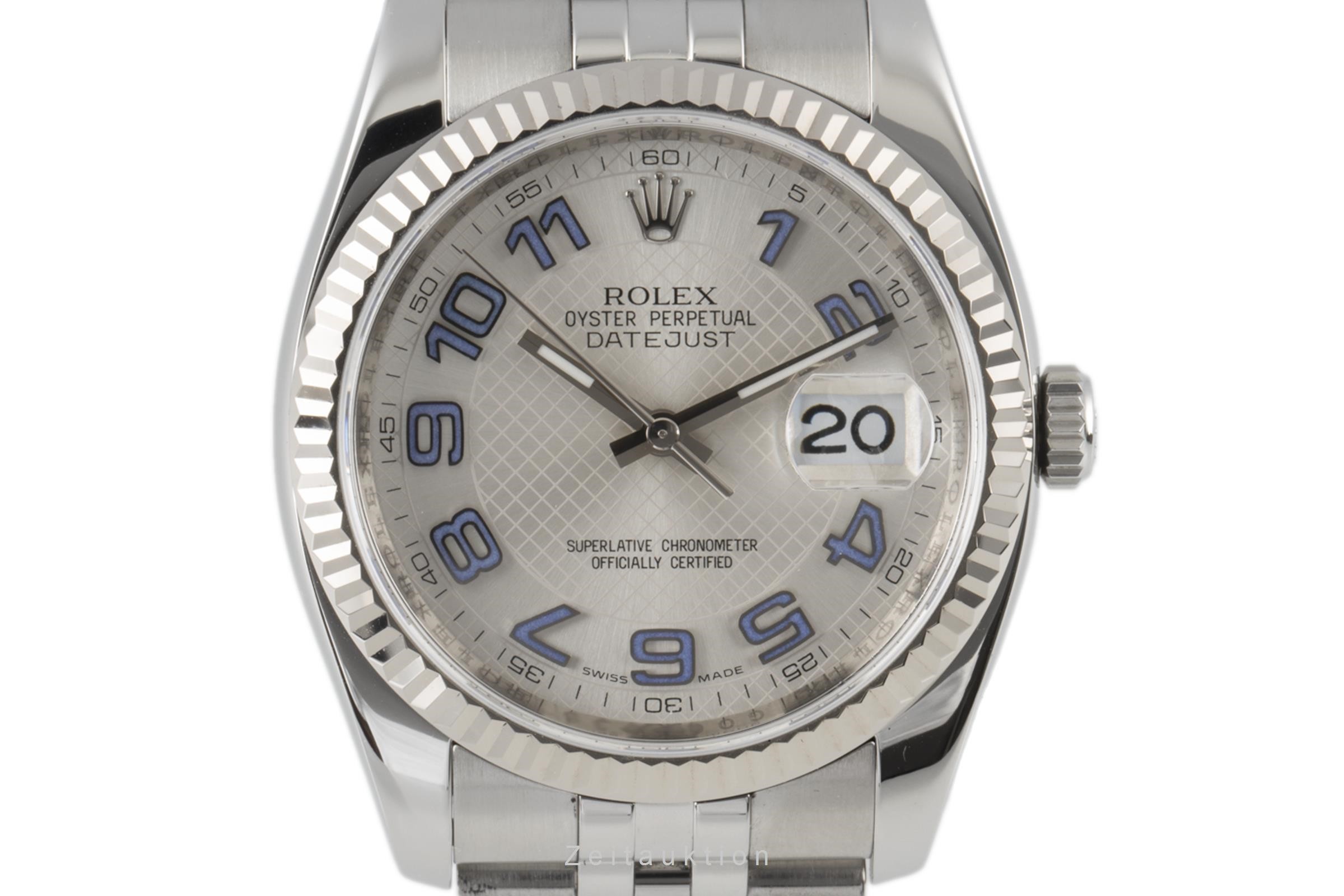 rolex datejust number dial