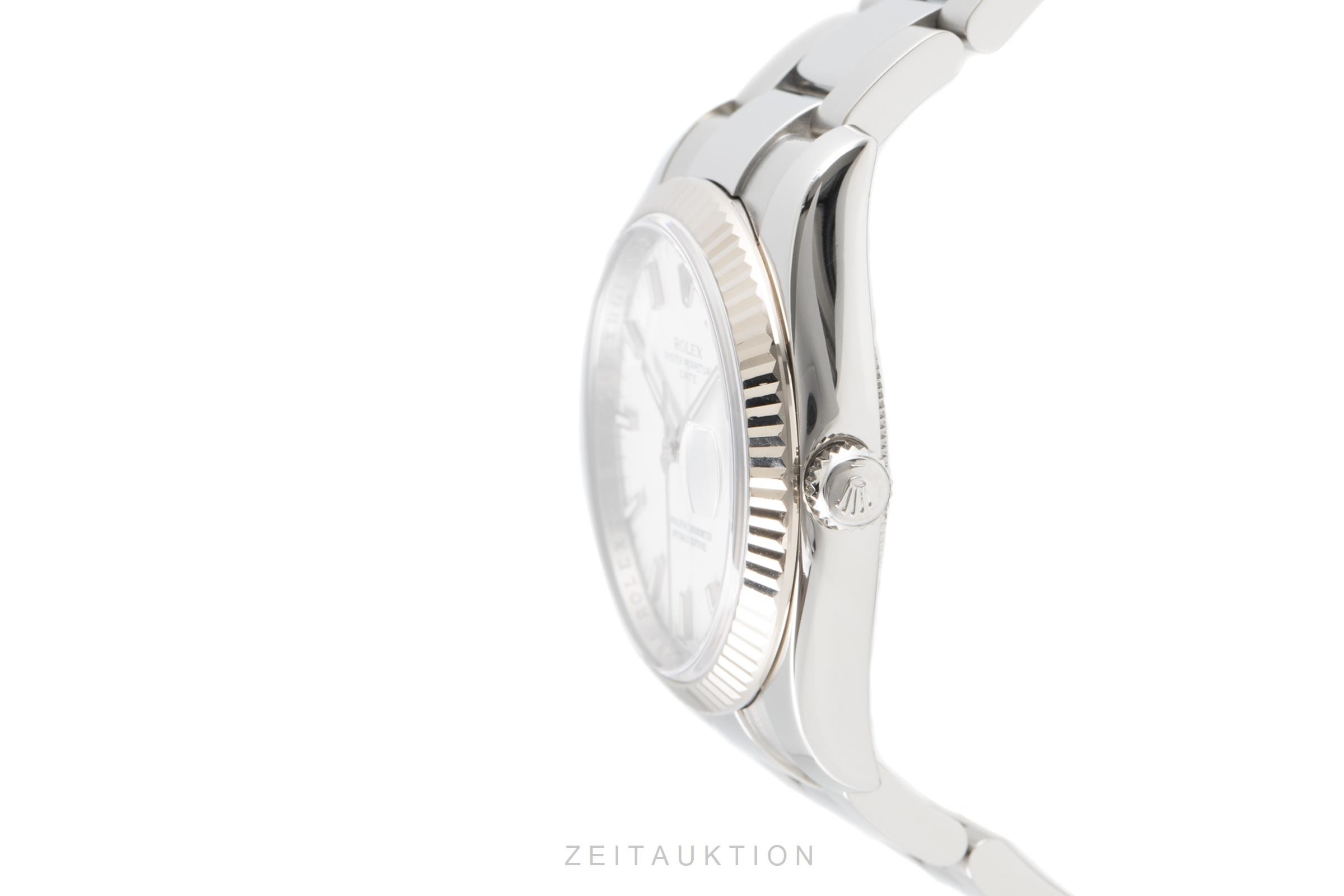 Rolex Oyster Perpetual steel / white gold automatic Kal. 3135 Ref. 115234  | Zeitauktion