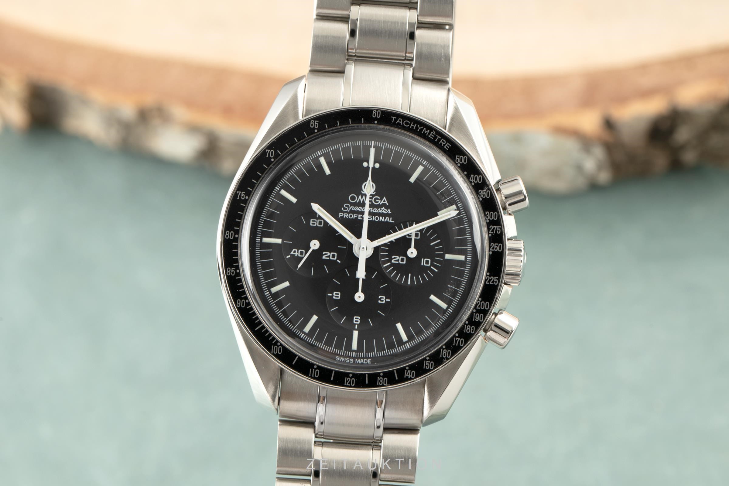 Omega Speedmaster chronograph steel manual winding Kal. 1861 Ref. 145.0226, 3574.51.00 LIMITED EDITION | Zeitauktion