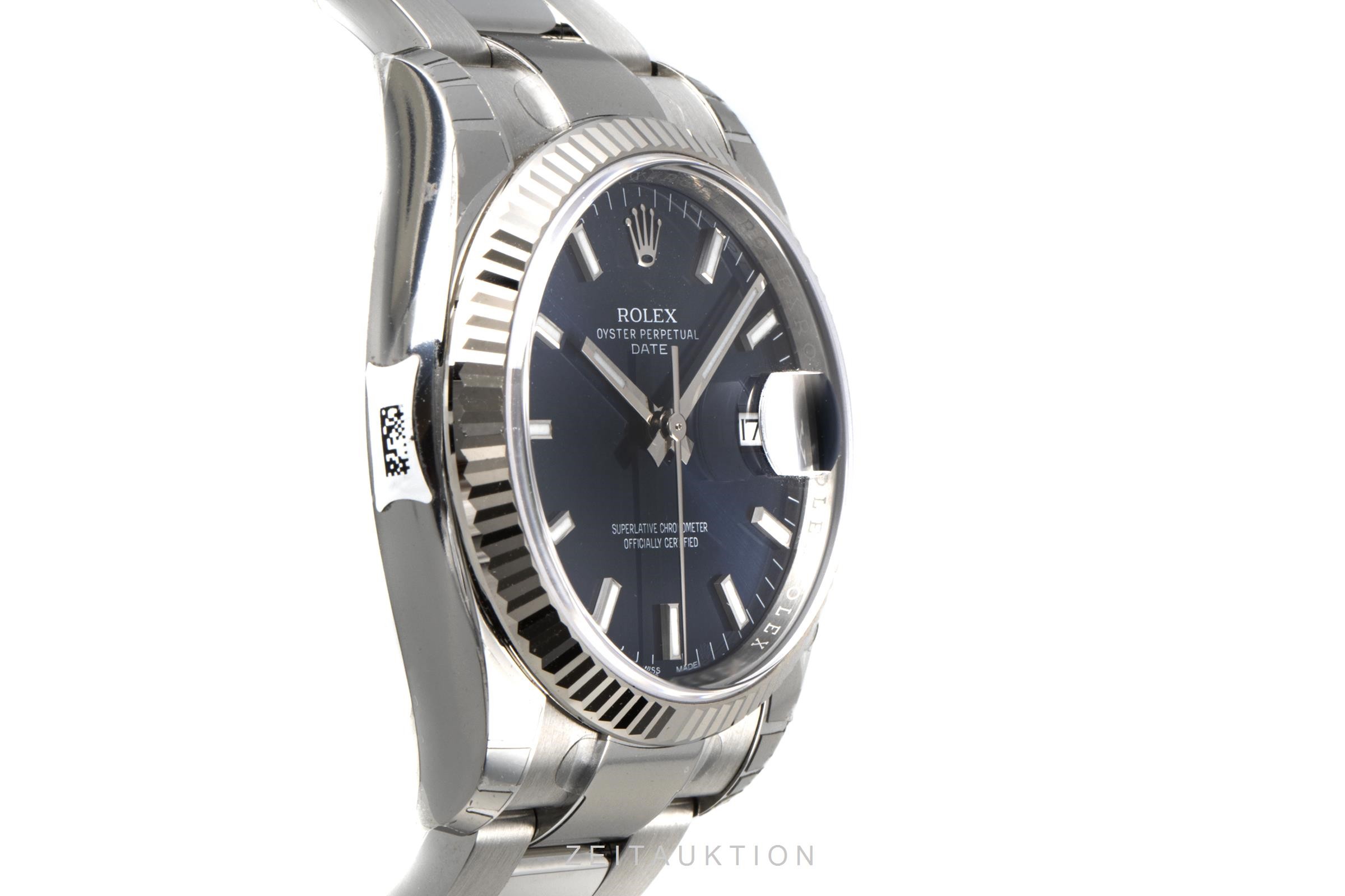 Rolex Date acier / or blanc automatique Kal. 3135 Ref. 115234  | Zeitauktion