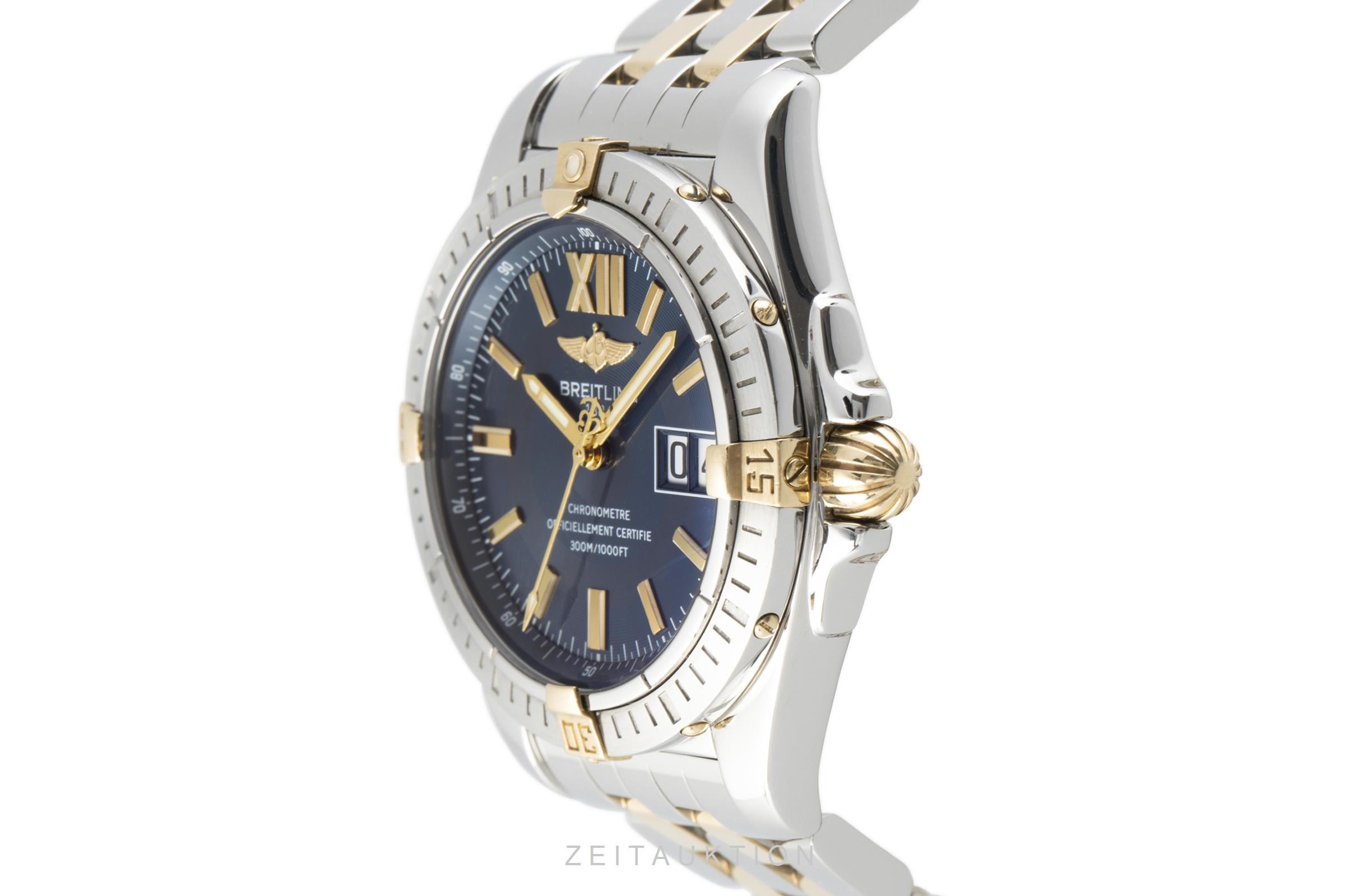 Breitling Cockpit Stahl / Gold Automatik Kal. B49 Ref. B49350  