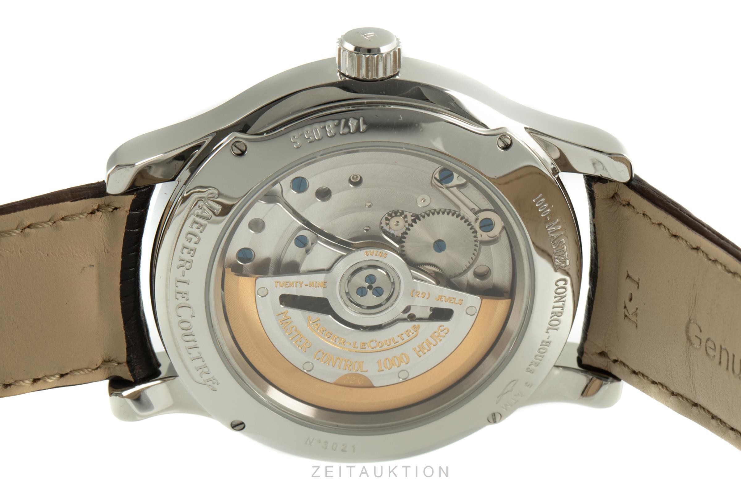 Jaeger LeCoultre Master Control Stahl Automatik Kal. 975 Ref. 147.8.05.S  | Zeitauktion