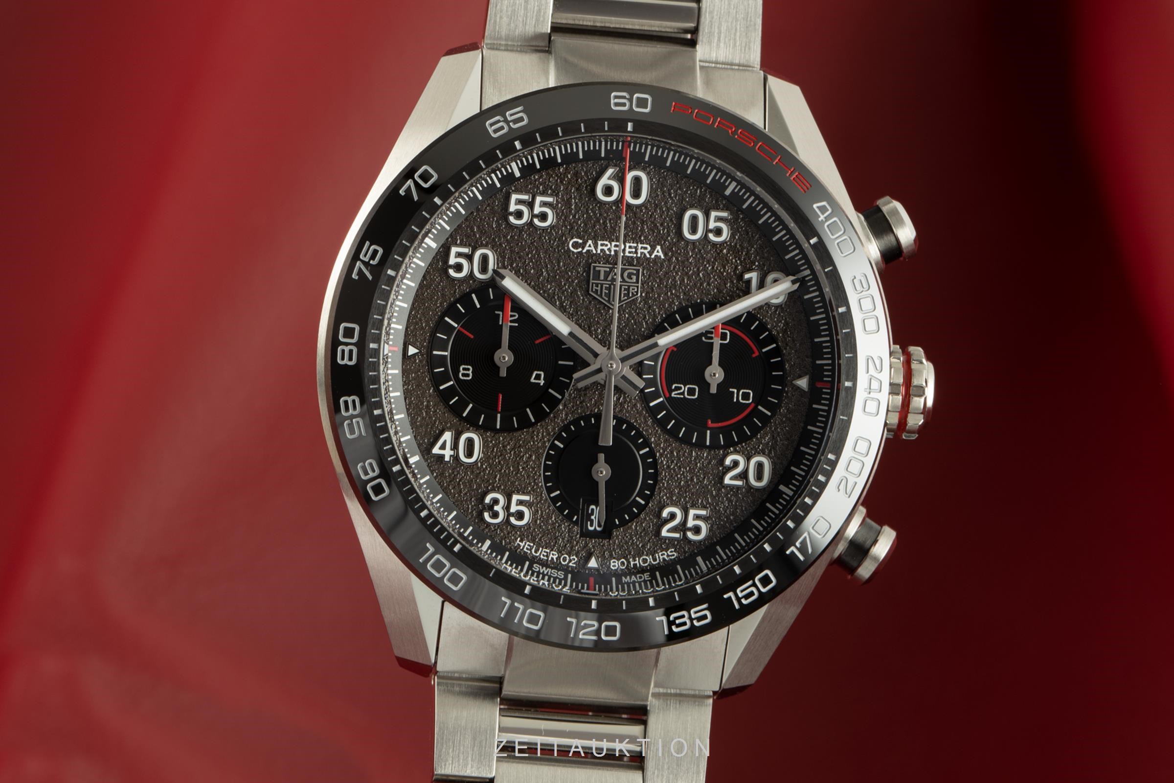 Tag Heuer Carrera cronografo ceramica / acciaio automatismo Kal. Heuer 02 Ref. CBN2A1F  | Zeitauktion