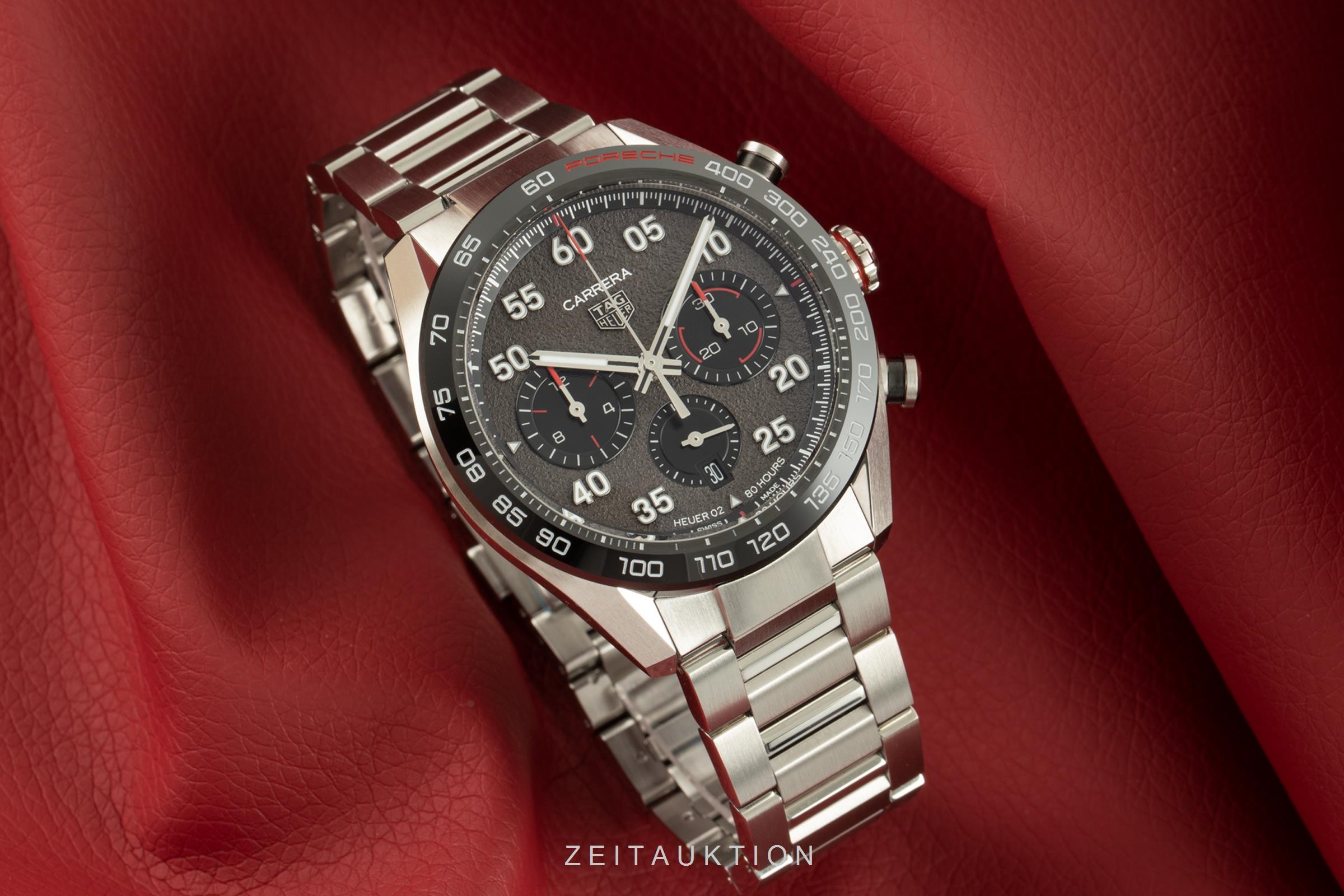 Tag Heuer Carrera chronograph ceramic / steel automatic Kal. Heuer 02 Ref. CBN2A1F  | Zeitauktion