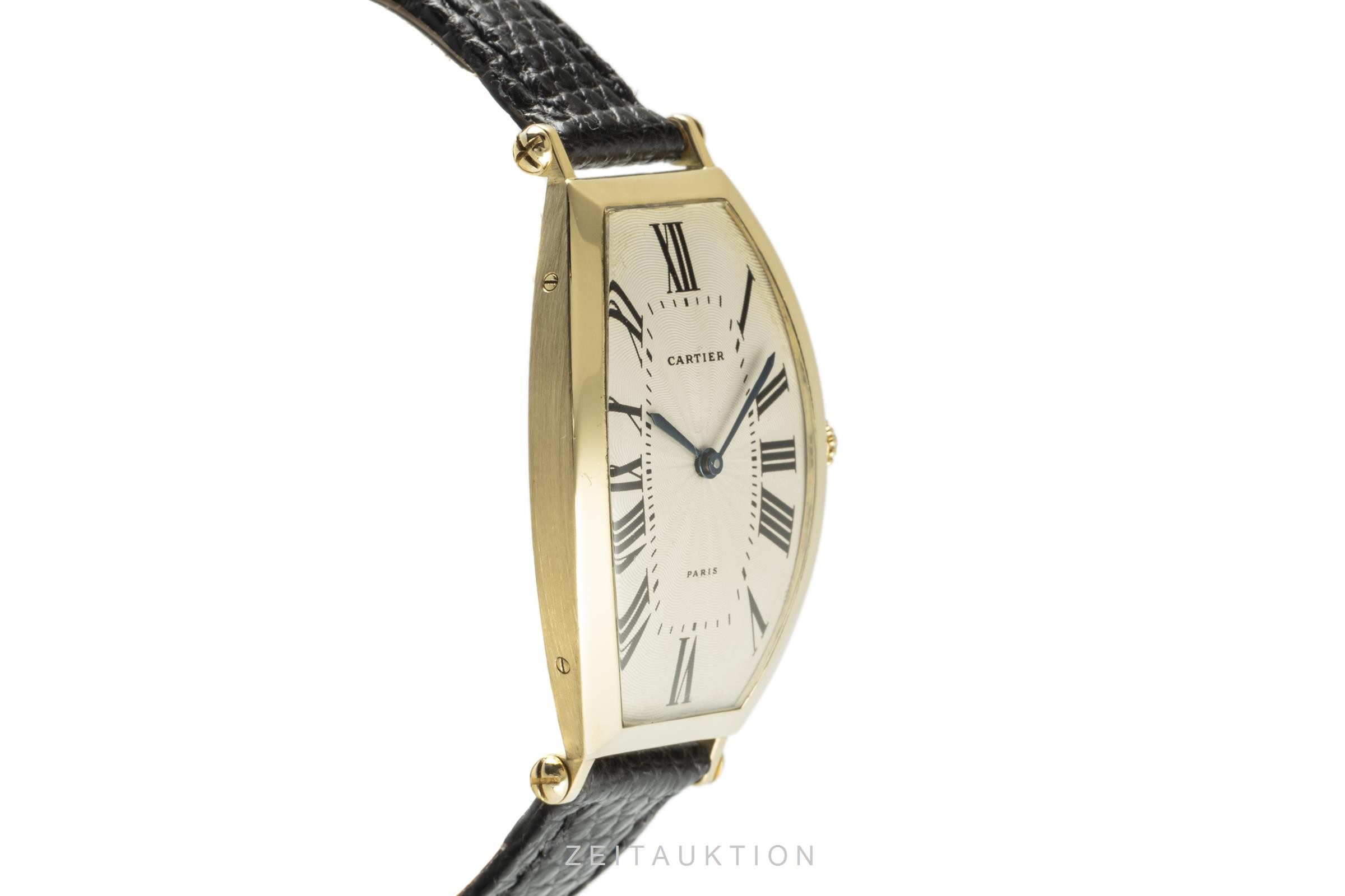 Cartier Tonneau 18 ct gold manual winding Kal. 78-1 Ref. 594-91  | Zeitauktion