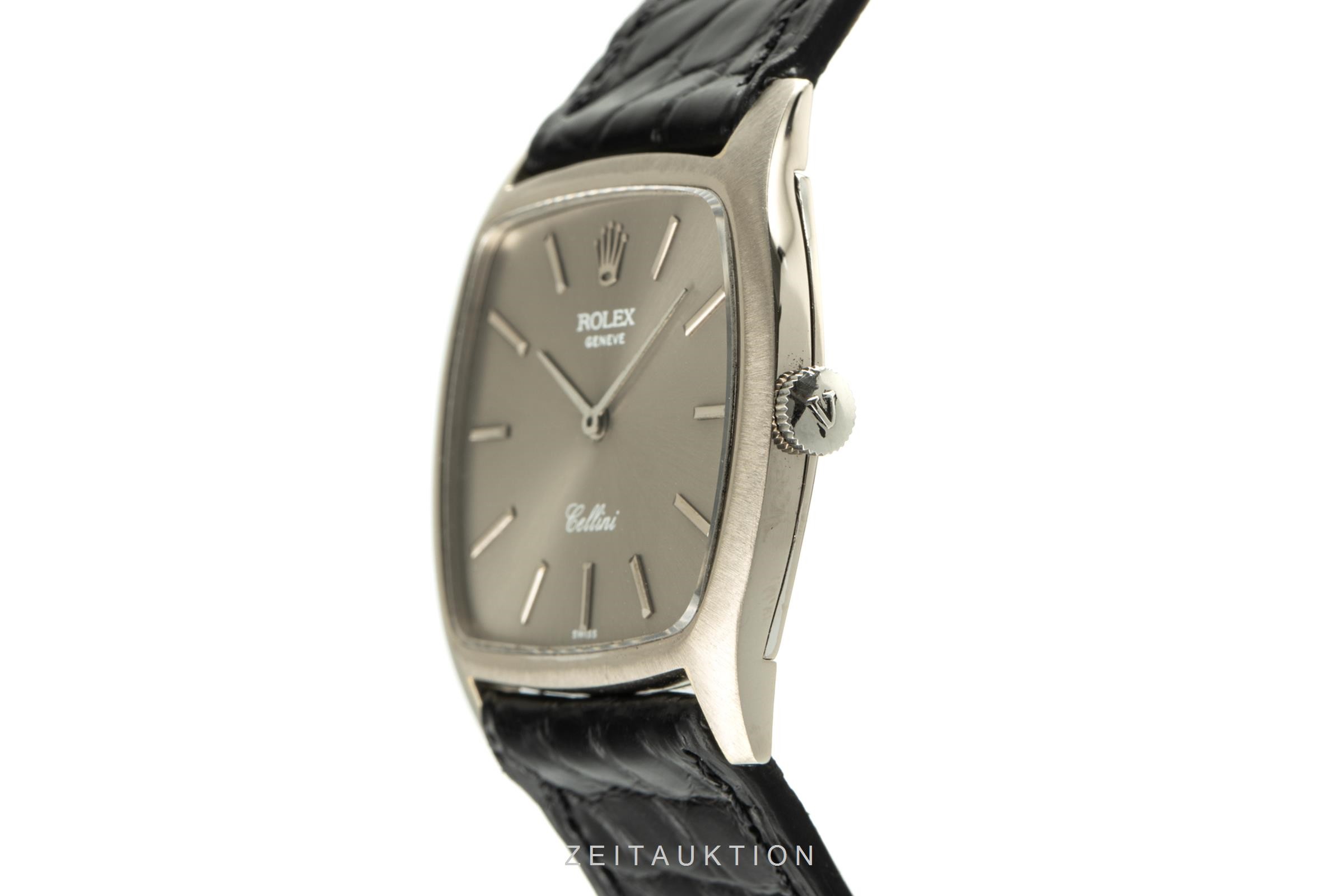 Rolex Cellini 18 ct white gold manual winding Kal. 1600 Ref. 3805 VINTAGE  | Zeitauktion