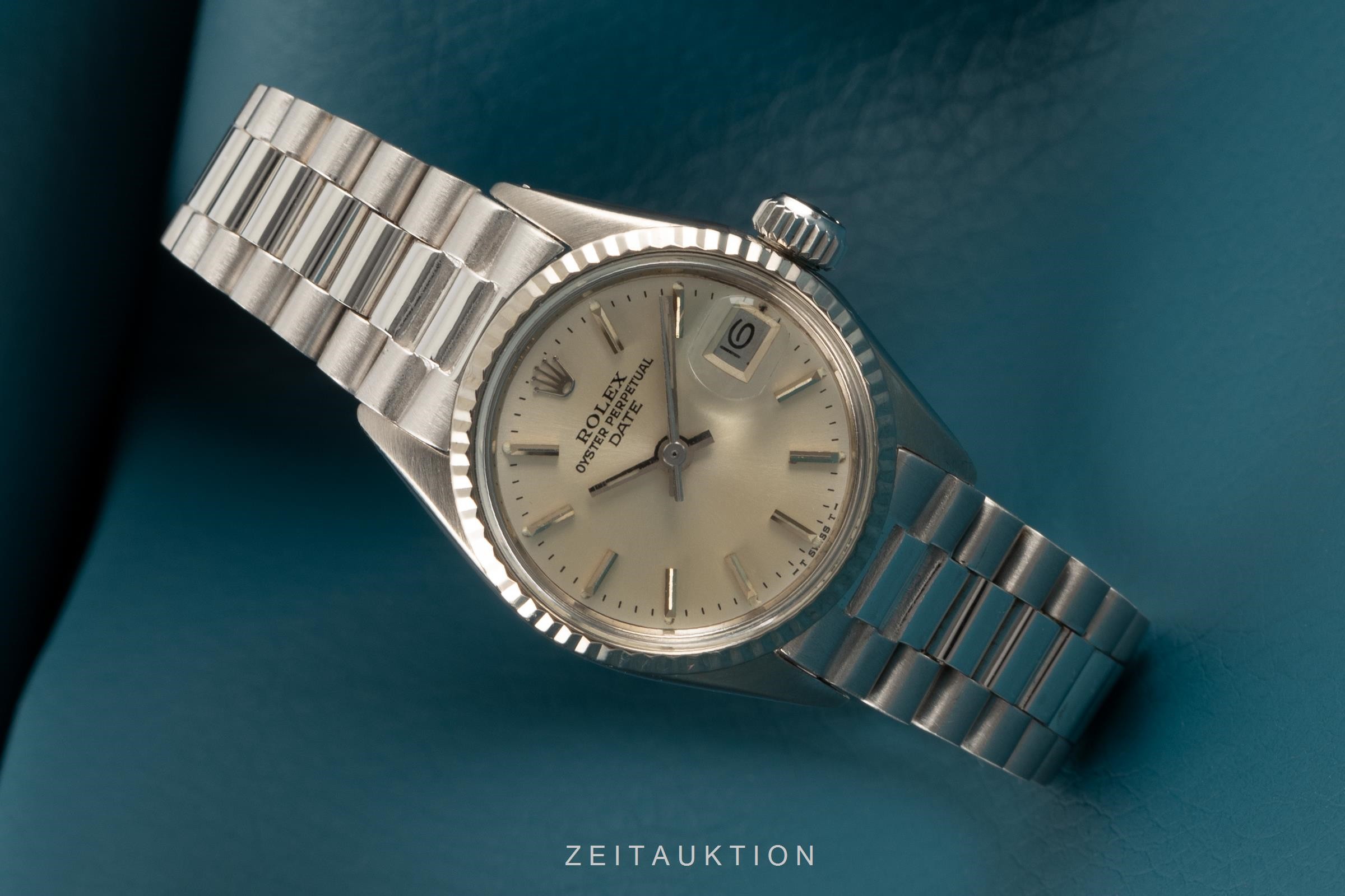 Rolex Lady Date 18k Weissgold Automatik Kal. 1160 Ref. 6516  | Zeitauktion