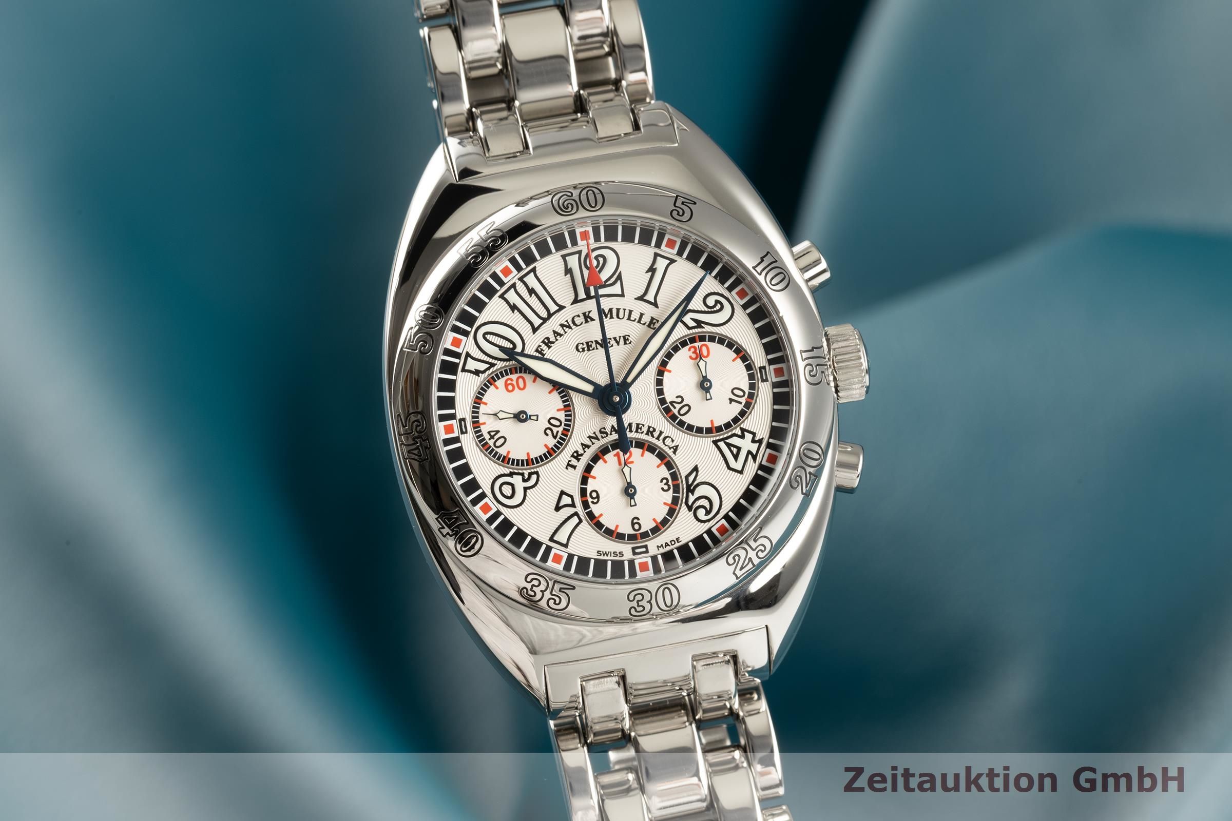 Franck Muller Transamerica chronograph steel automatic Kal. FM7003 Ref. 2000 CCATO 2102657