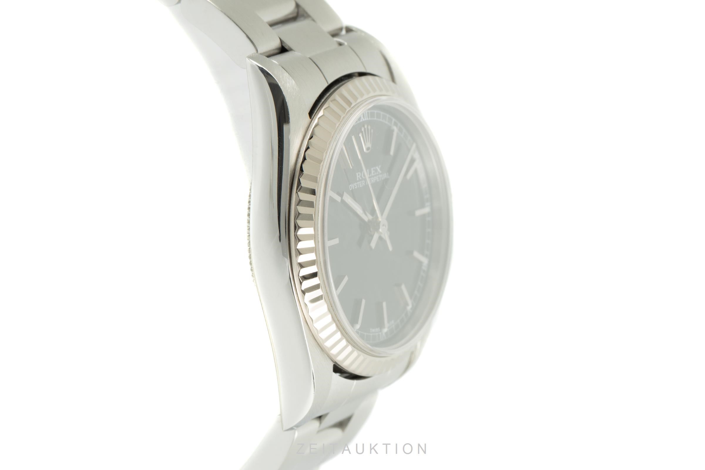 Rolex Oyster Perpetual acier / or blanc automatique Kal. 2230 Ref. 77014  | Zeitauktion