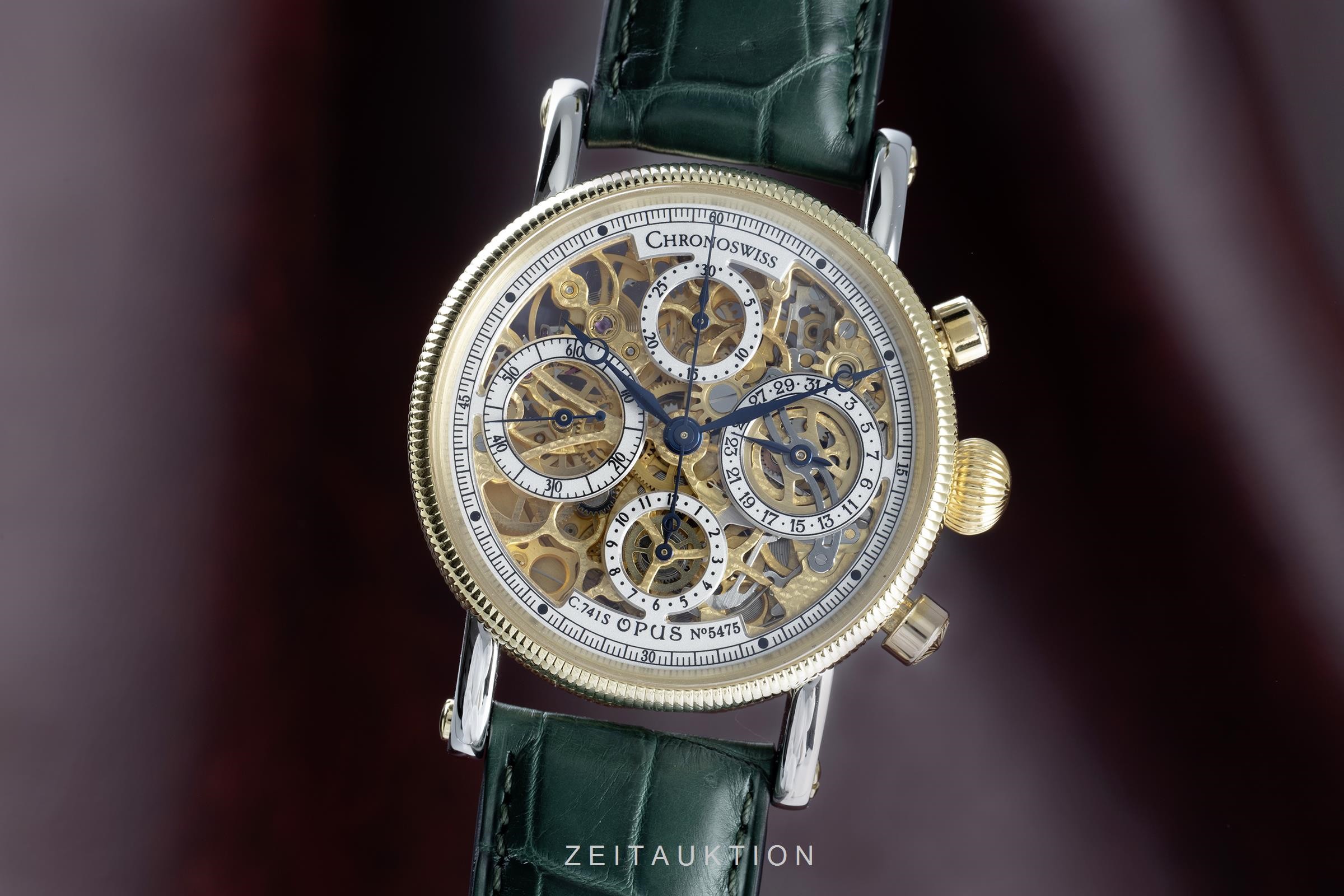 Chronoswiss Opus chronograph steel / gold automatic Kal. C.741S Ref. CH7522  | Zeitauktion