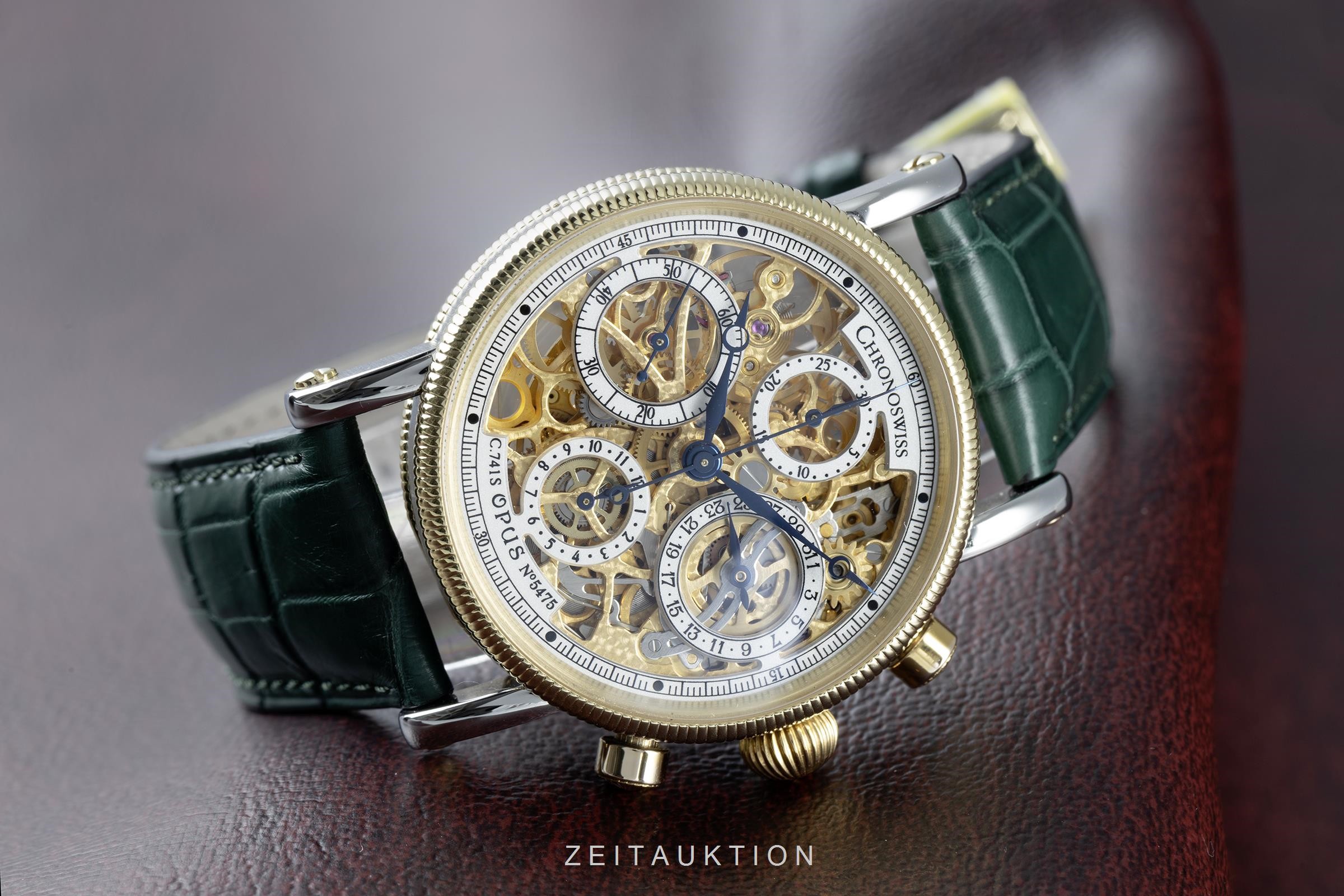 Chronoswiss Opus cronografo acciaio / oro automatismo Kal. C.741S Ref. CH7522  | Zeitauktion