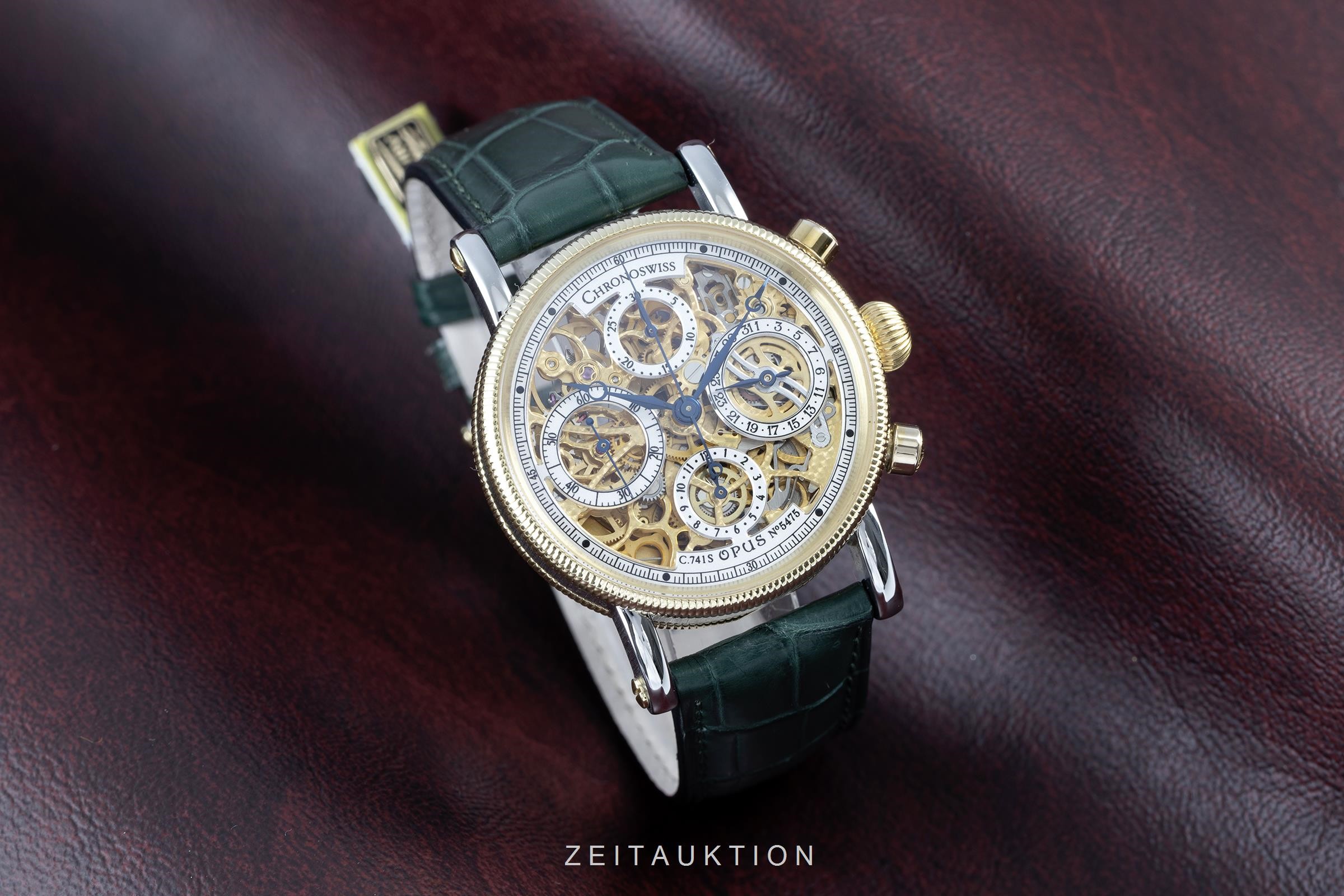 Chronoswiss Opus cronografo acciaio / oro automatismo Kal. C.741S Ref. CH7522  | Zeitauktion