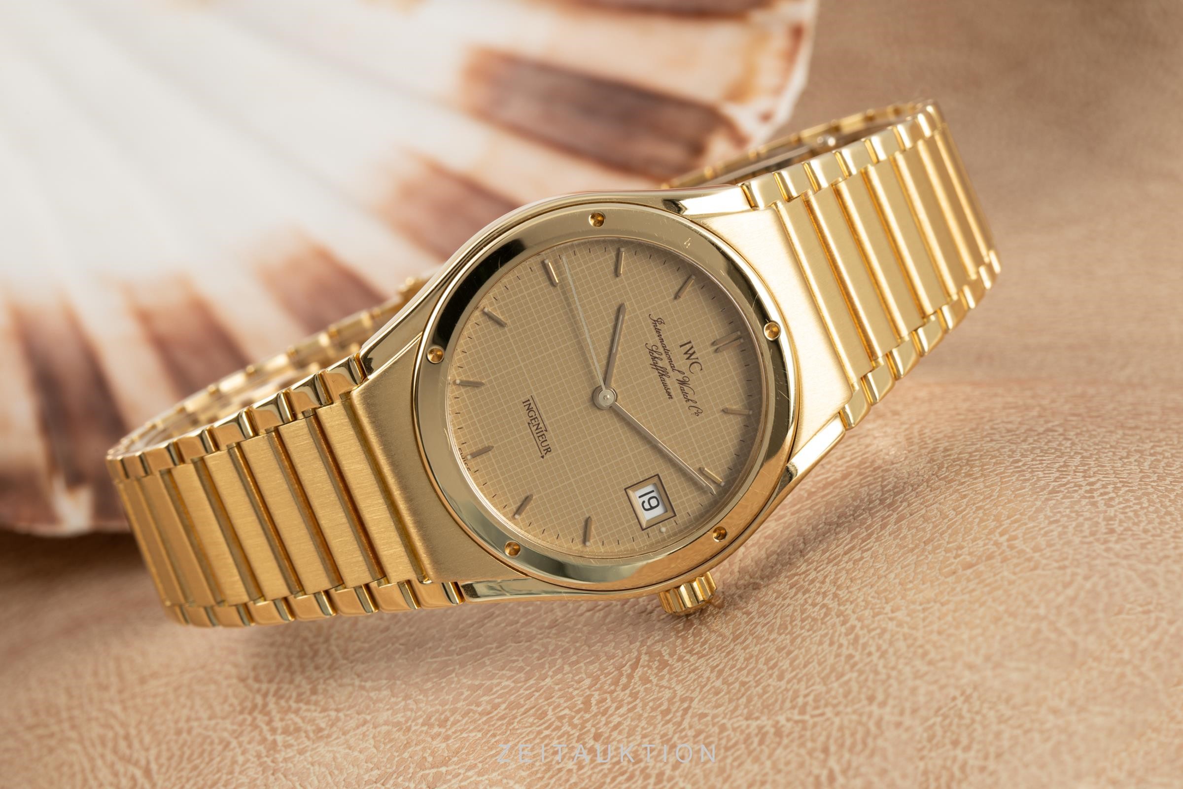 iwc gold watch