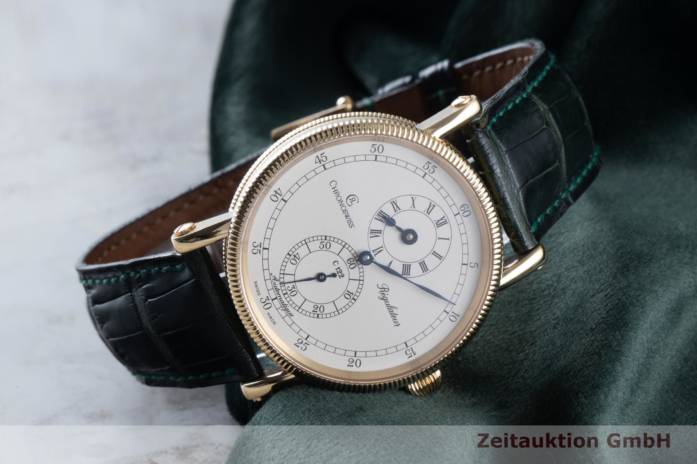 Chronoswiss Regulateur 18 ct gold automatic Kal. C122 Ref. CH1221
