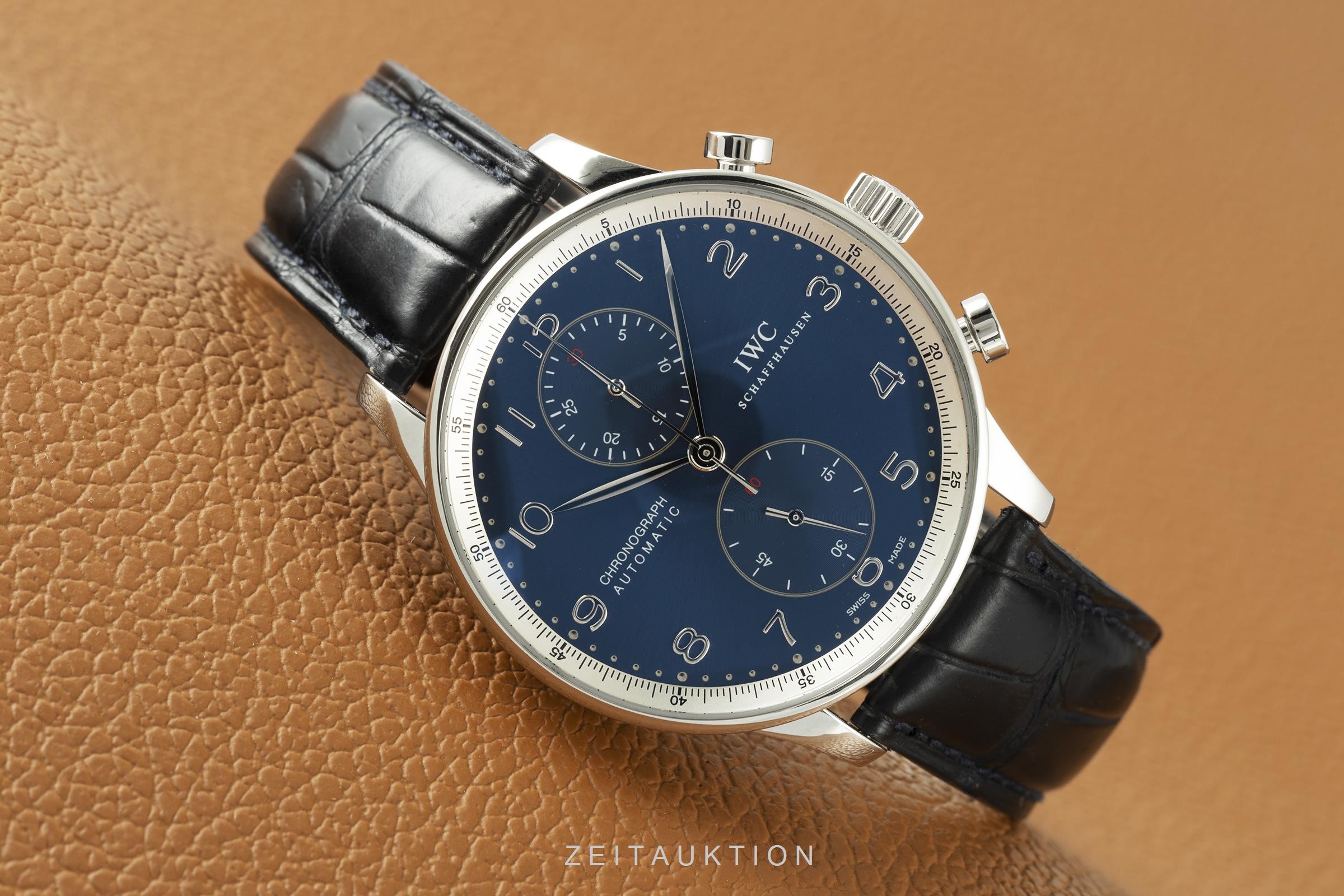 iwc blue face