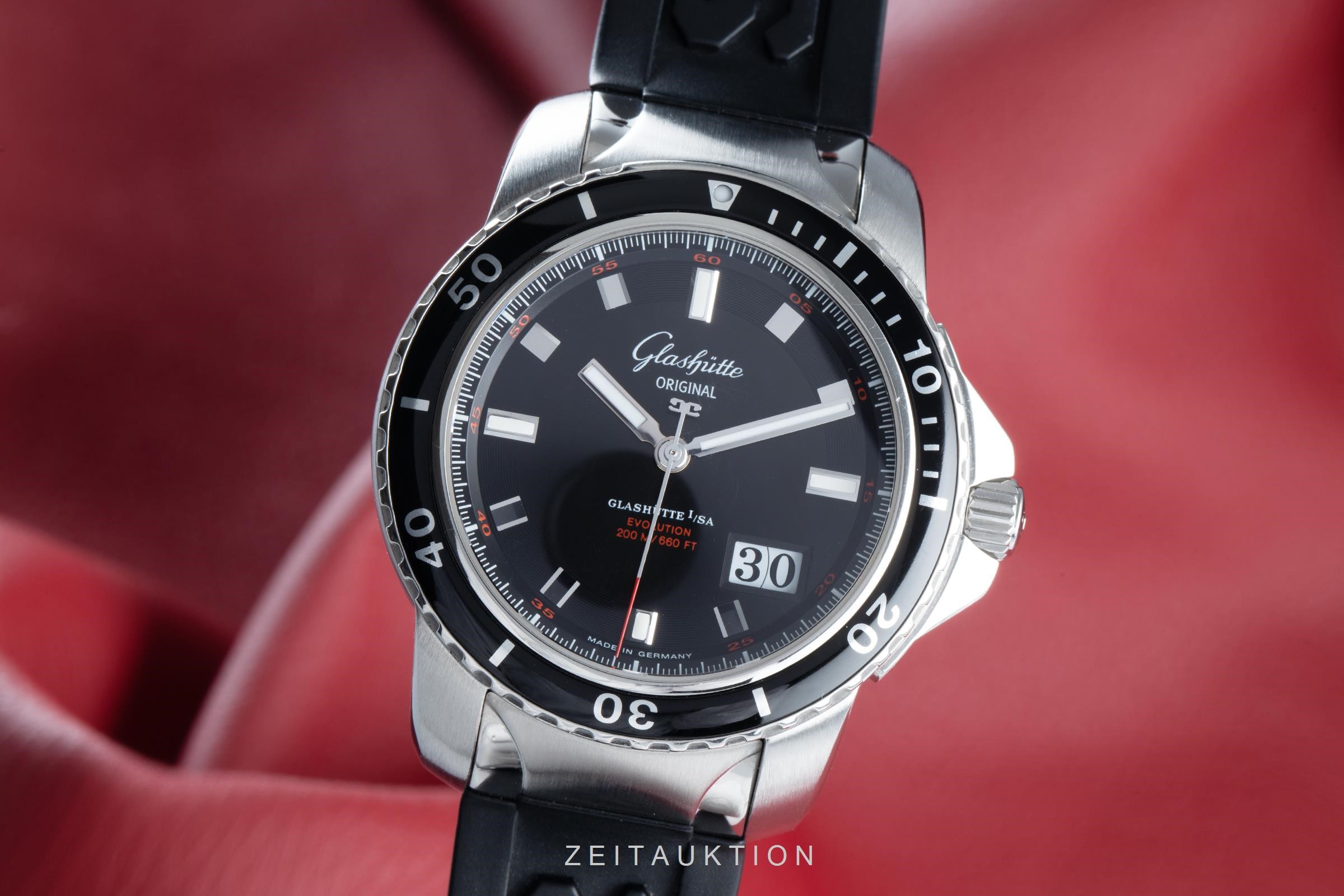 Glashütte Original Sport Evolution  steel automatic Kal. GUB 39-41 Ref. 39-42-43-03-04  | Zeitauktion