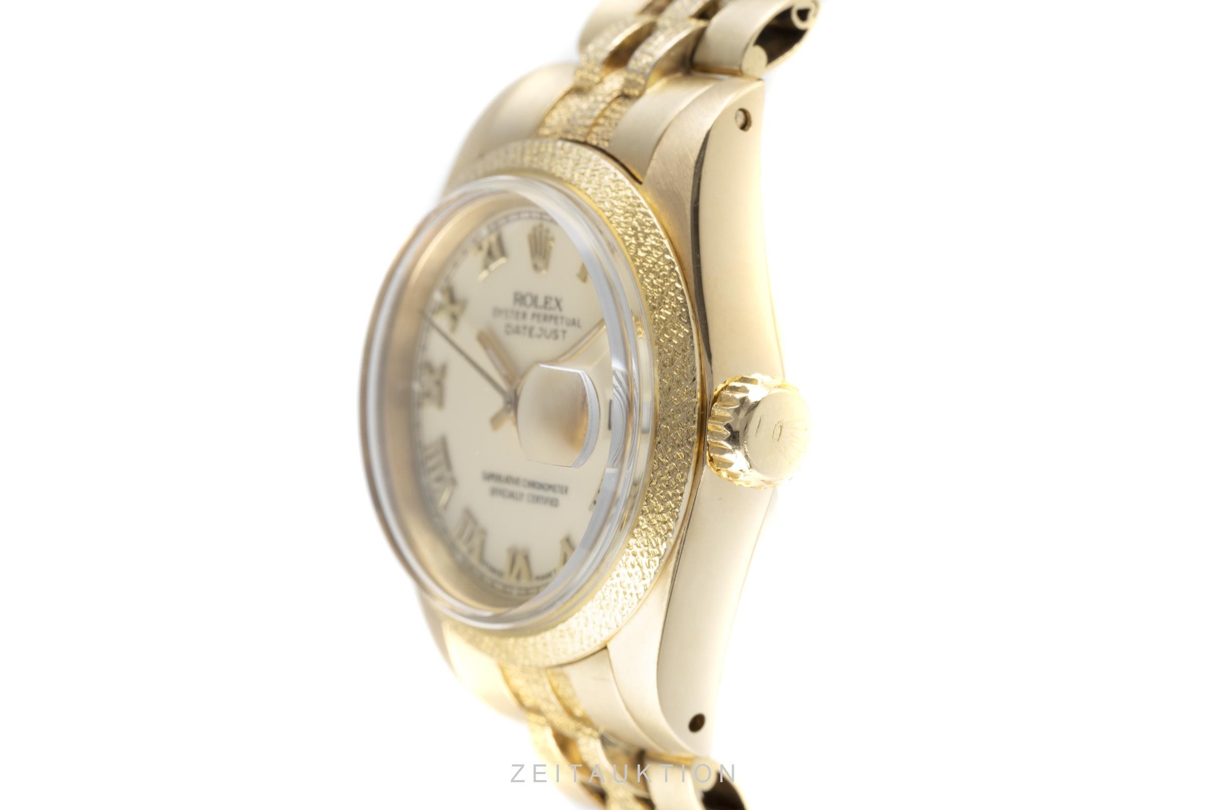 Rolex Lady Datejust 18k Gold Automatik Kal. 2030 Ref. 6901  | Zeitauktion
