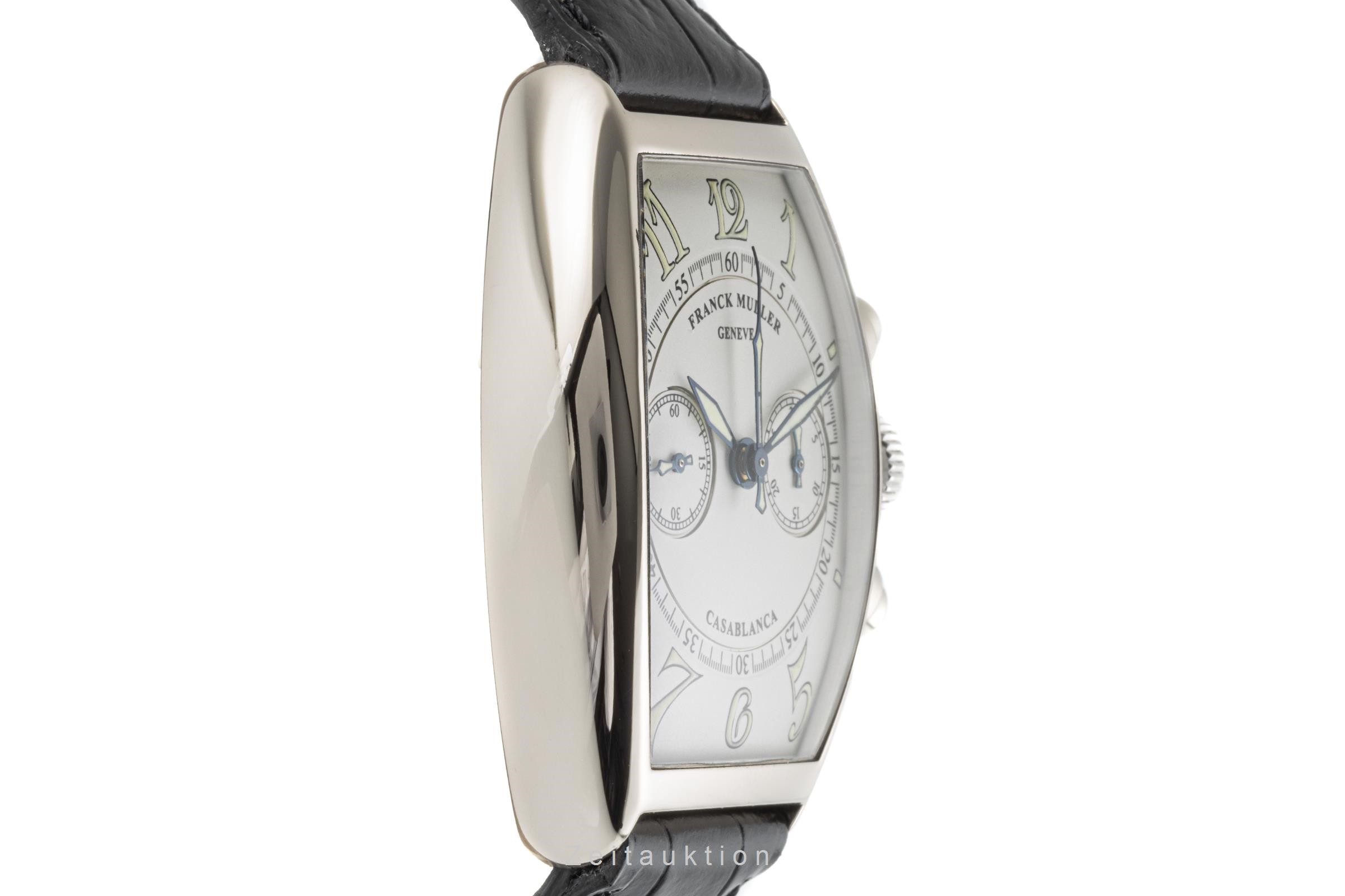 Franck Muller Casablanca cronógrafo oro blanco de 18 quilates cuerda manual Ref. 5850CC  | Zeitauktion