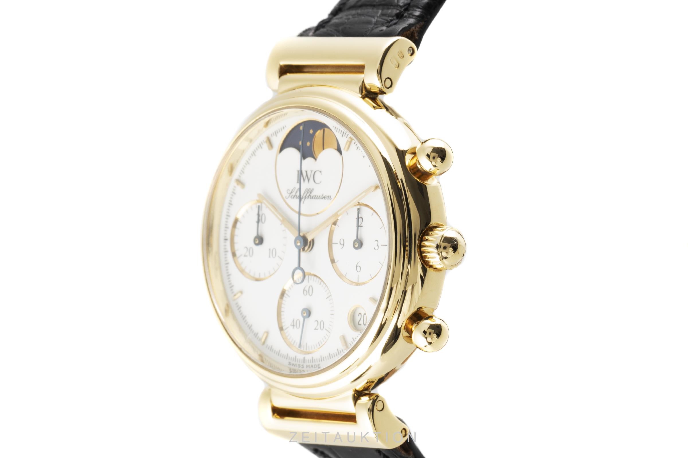 IWC Da Vinci Chronograph 18k Gold Quarz Kal. 630 Ref. 3735  | Zeitauktion