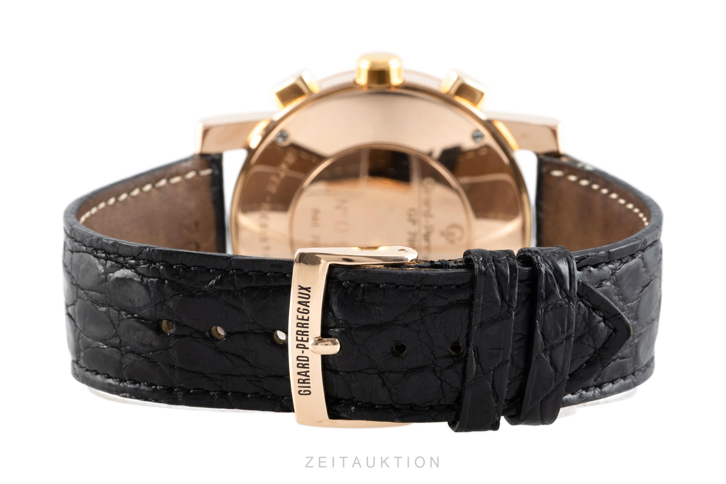 Girard Perregaux 7000 cronografo oro rosso 18 ct automatismo Kal. 800-014 Ref. 7000  | Zeitauktion