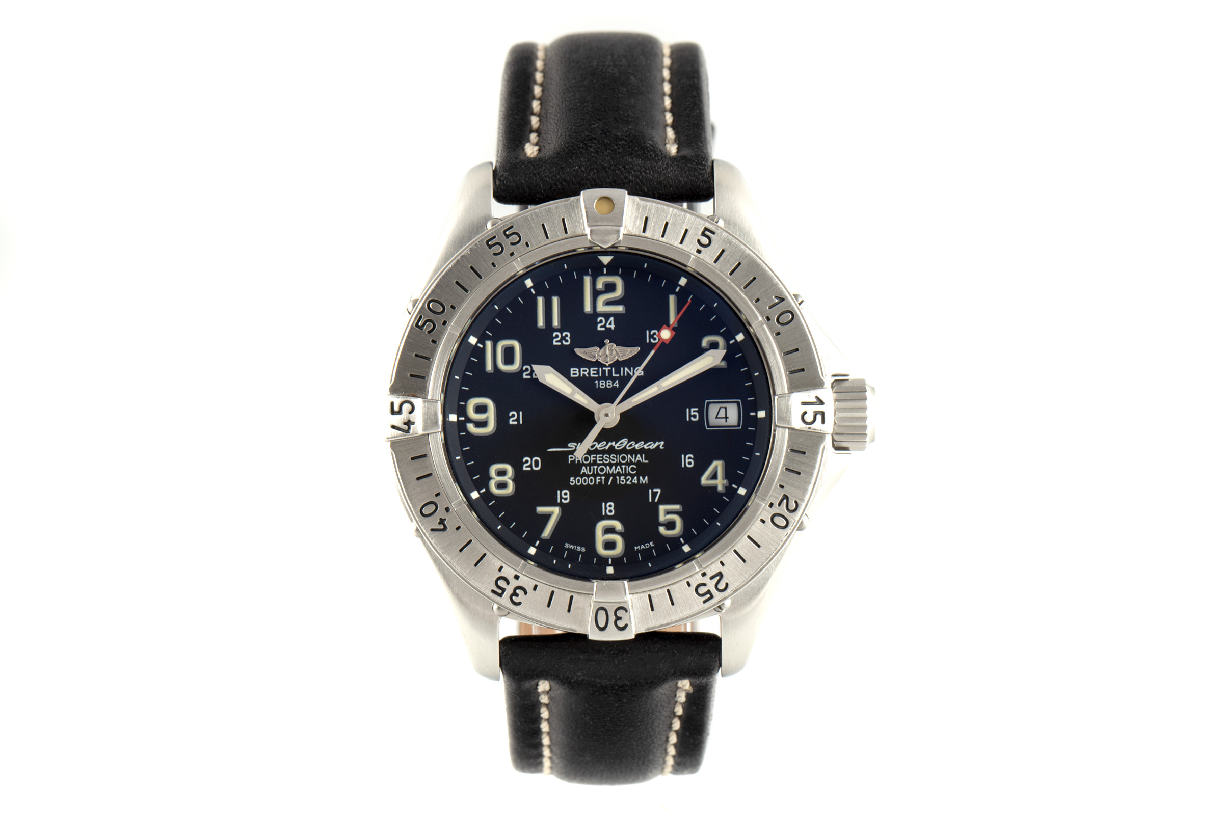 breitling superocean quartz