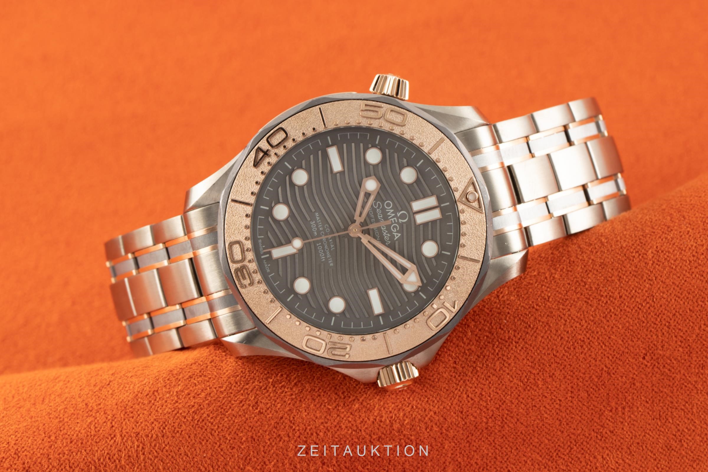 omega seamaster titanium gold