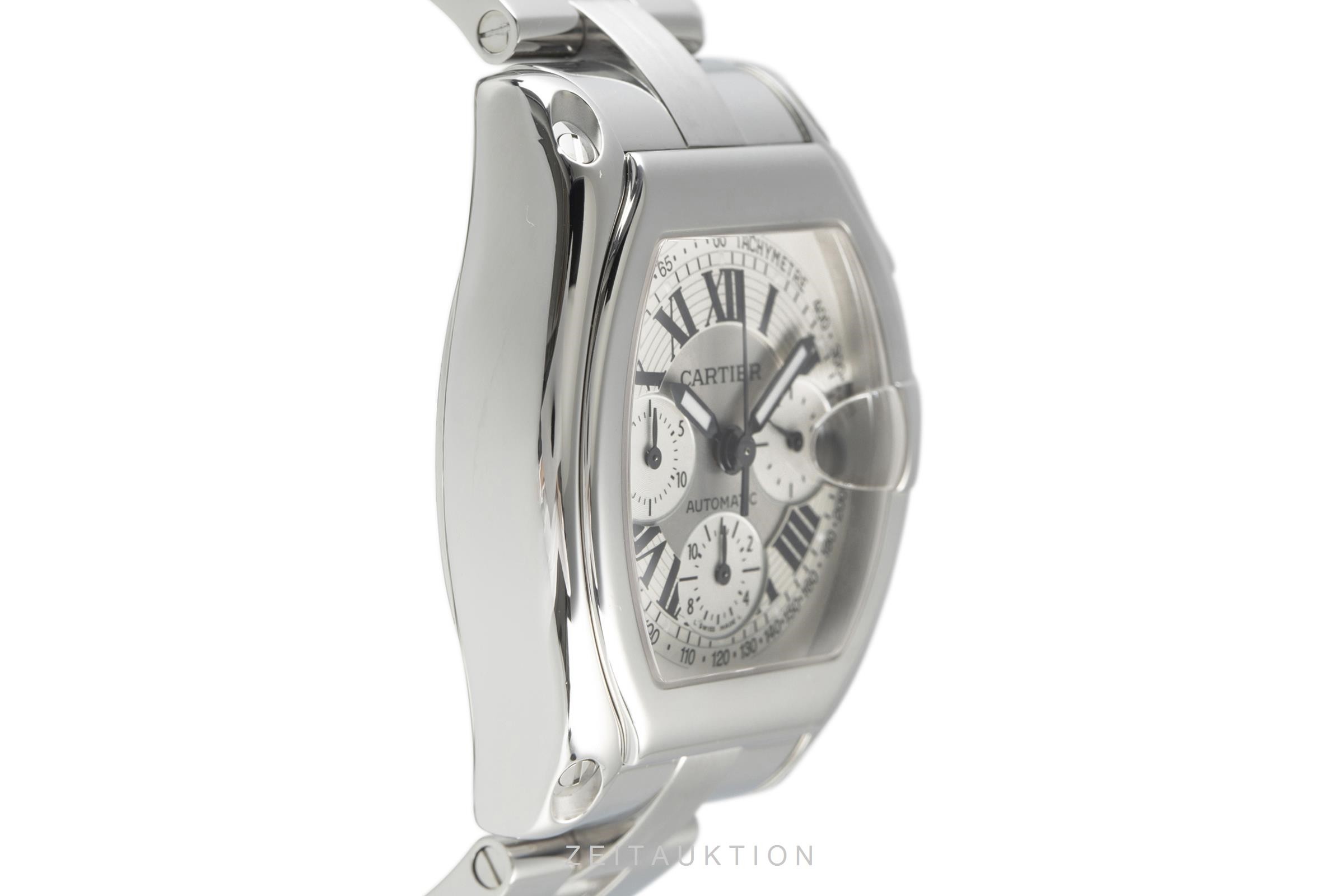 Cartier Roadster chronograph steel automatic Kal. 8510 Ref. 2618  | Zeitauktion