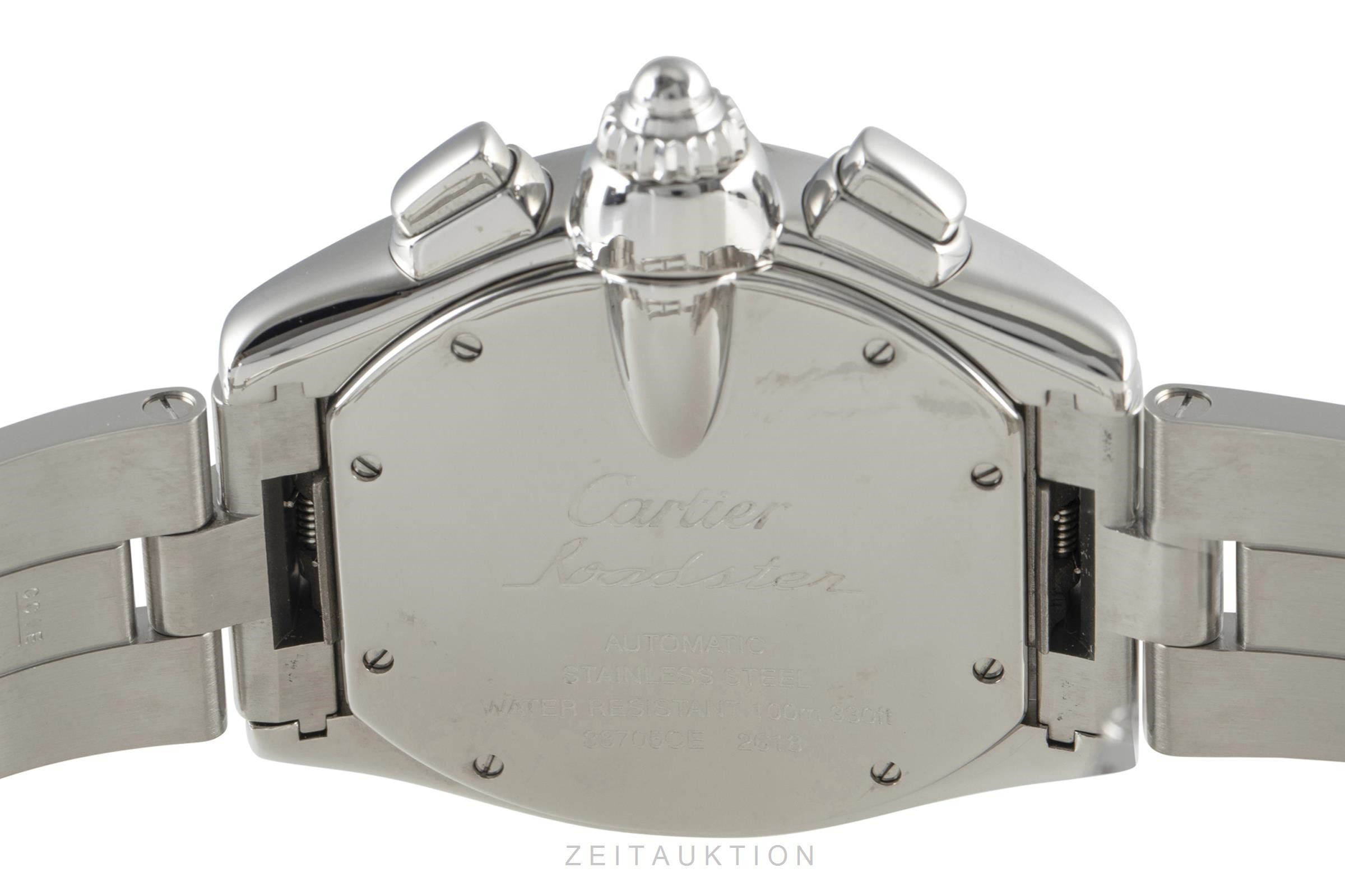 Cartier Roadster Chronograph Stahl Automatik Kal. 8510 Ref. 2618  | Zeitauktion