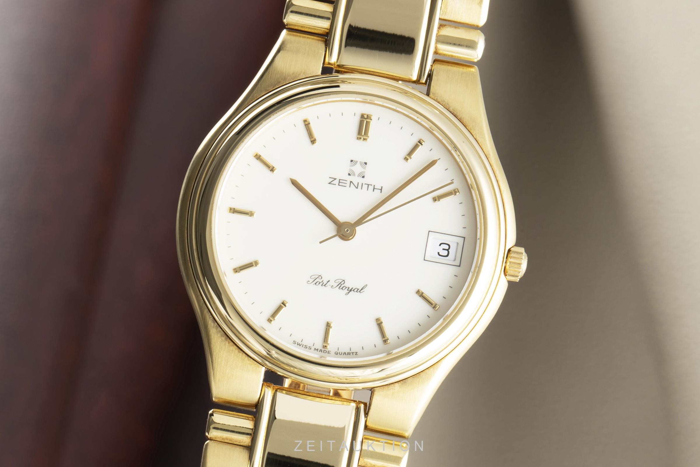 Zenith Port Royal 18k Gold Quarz Kal. 22.6 Ref. 60-2510.226  | Zeitauktion