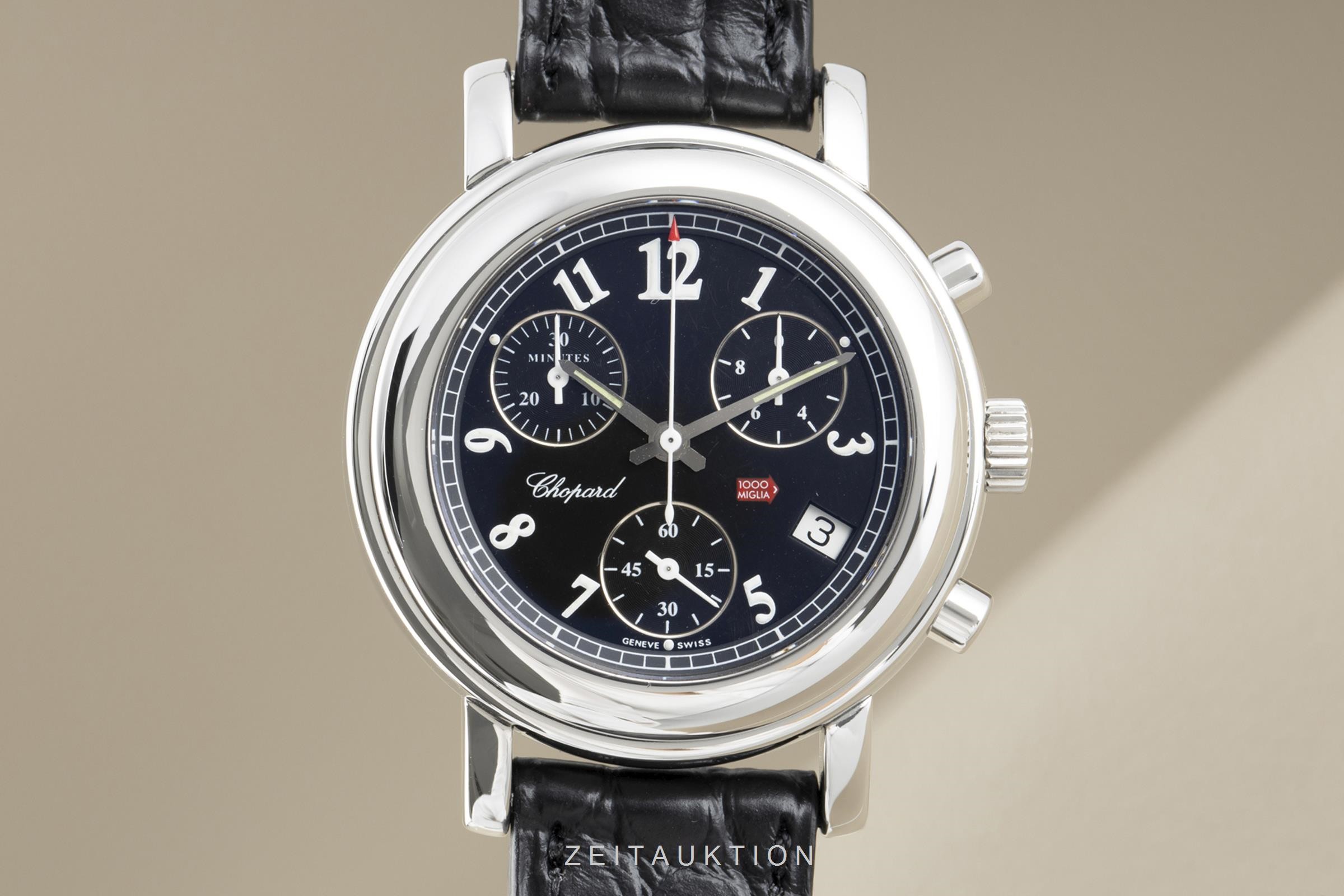 Chopard 1000 Miglia chronographe acier quartz Ref. 8900  | Zeitauktion