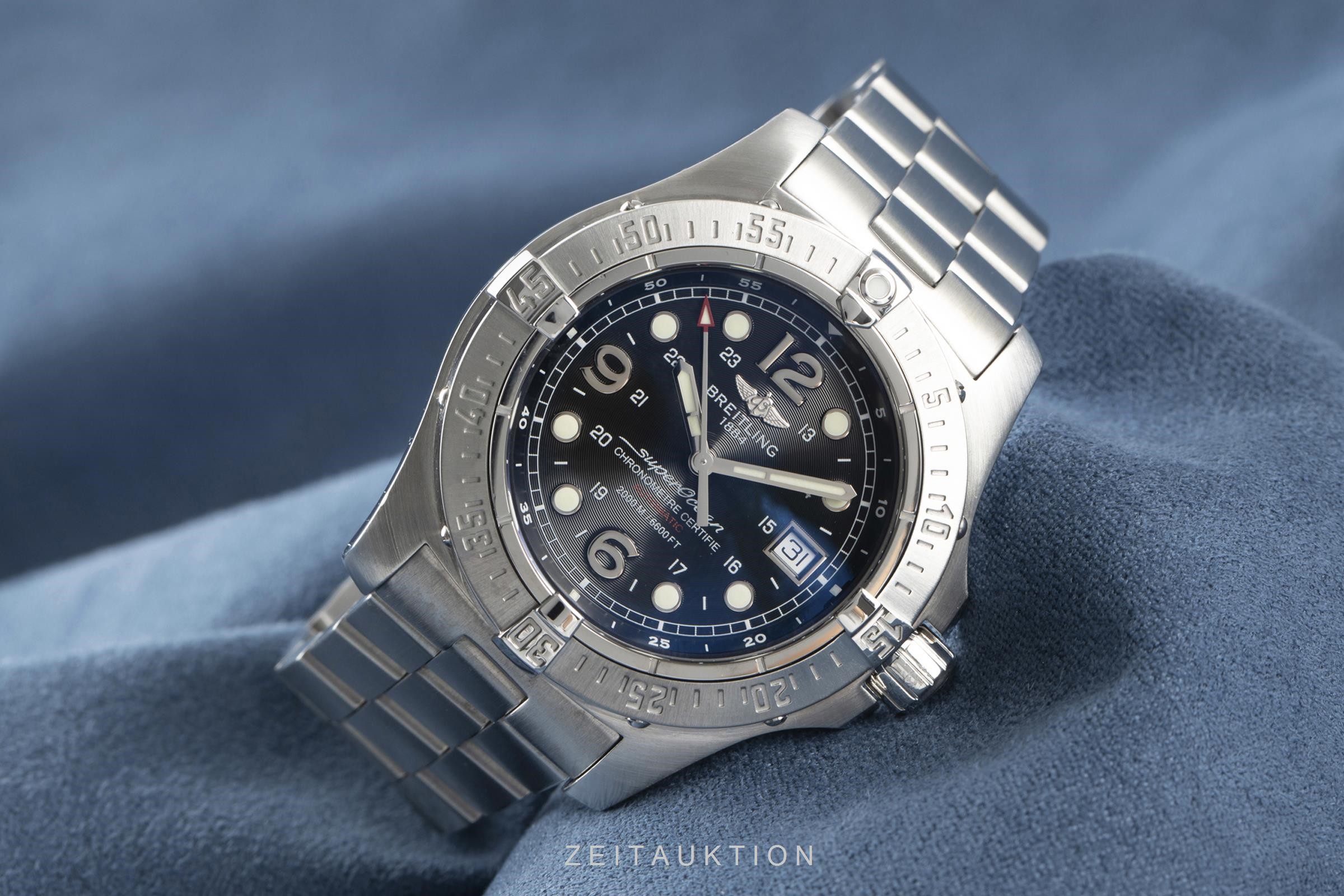 Breitling Superocean acier automatique Kal. B17 Ref. A17390  | Zeitauktion