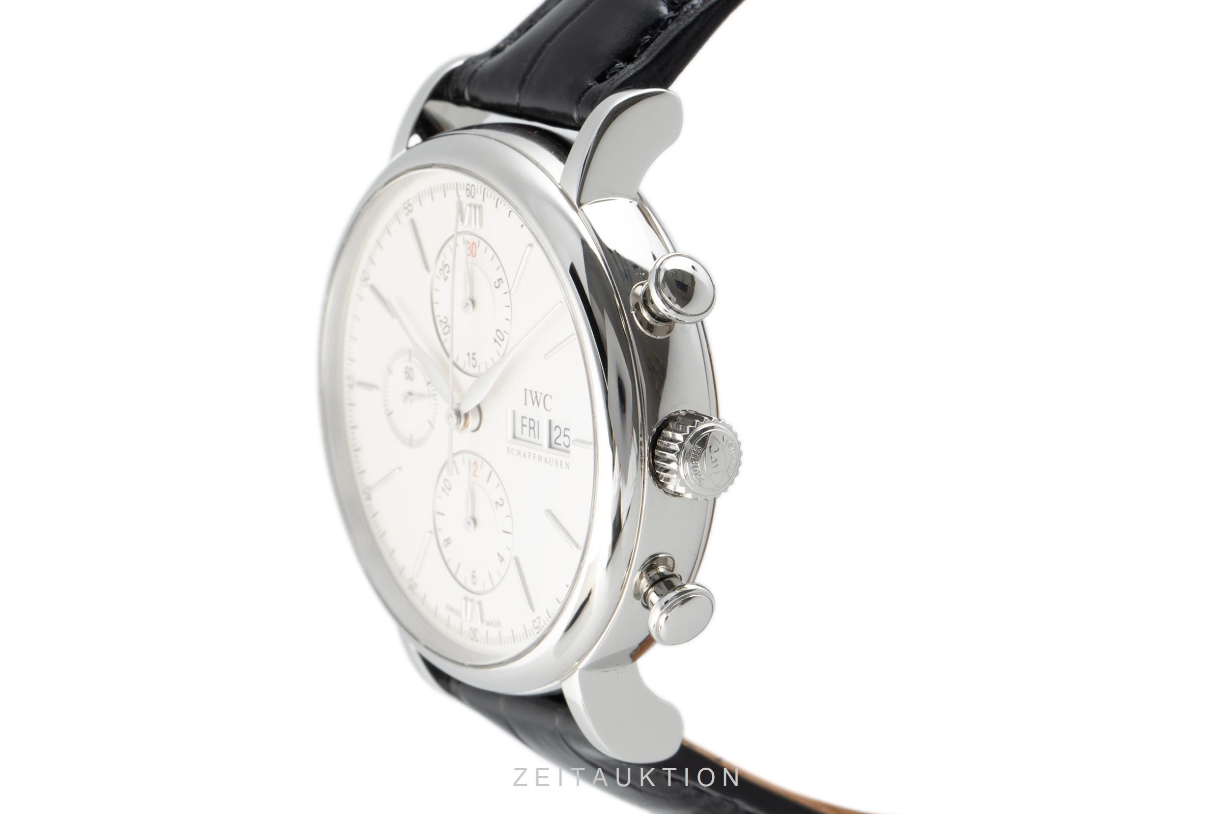 IWC Portofino chronographe acier automatique Kal. C.75320 Ref. 3910  | Zeitauktion