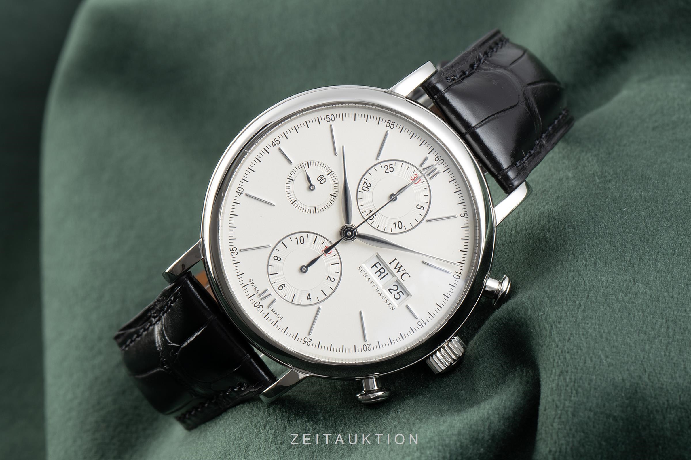 IWC Portofino cronógrafo acero automático Kal. C.75320 Ref. 3910  | Zeitauktion