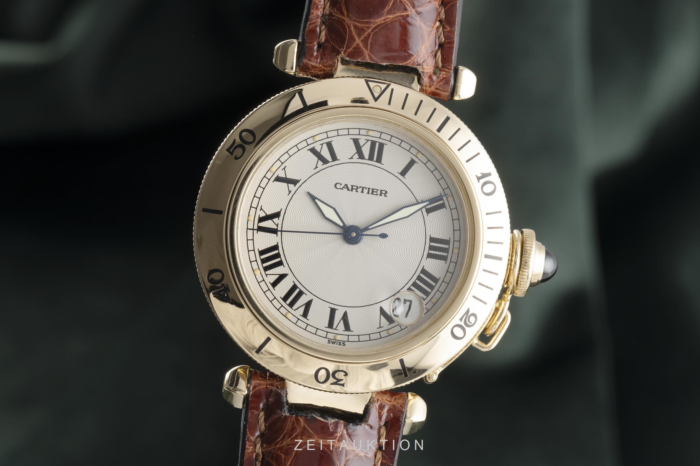 Cartier Pasha 18k Gold Automatik Kal. 049 Ref. 1035  | Zeitauktion