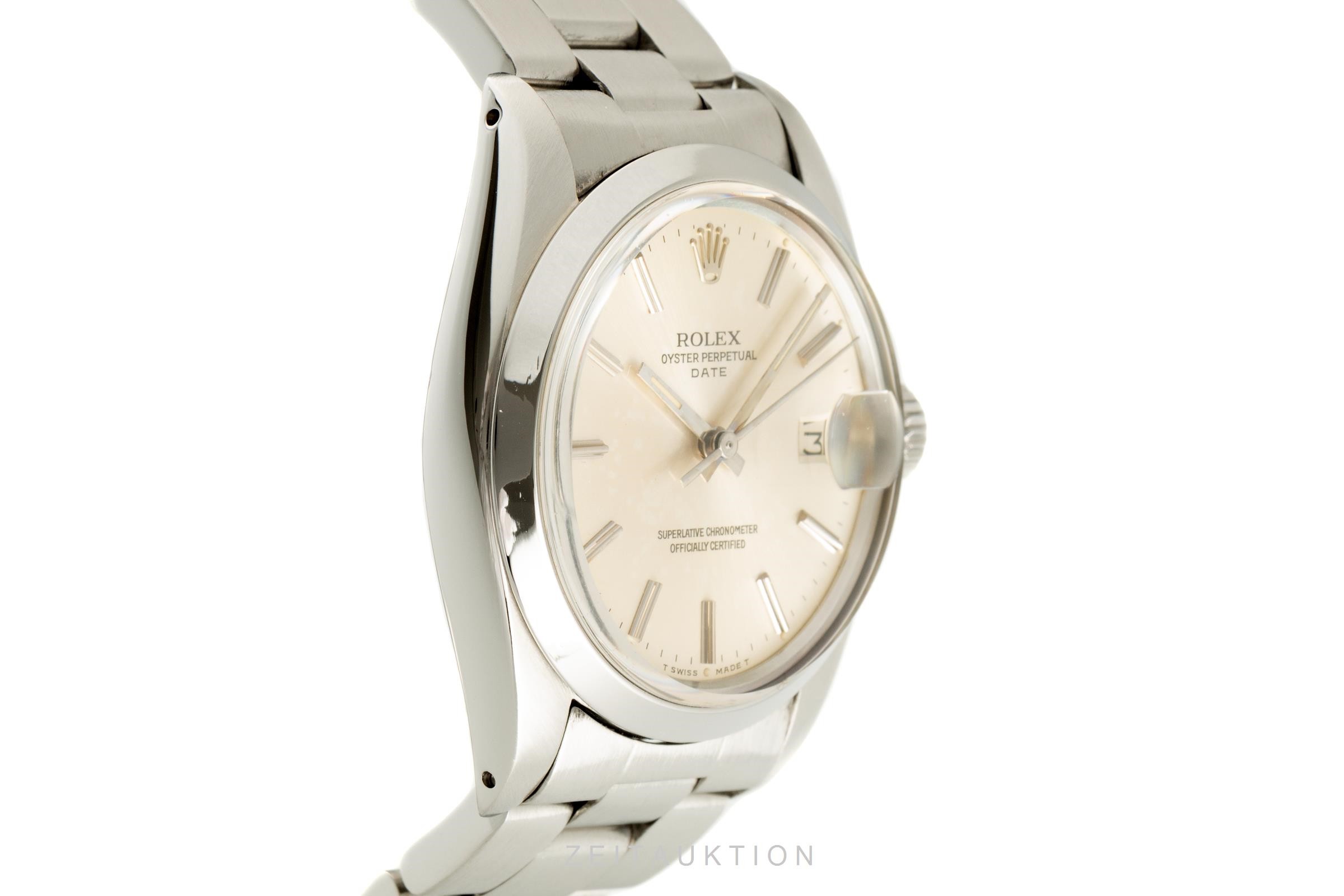 Rolex Date acciaio automatismo Kal. 1570 Ref. 1500  | Zeitauktion