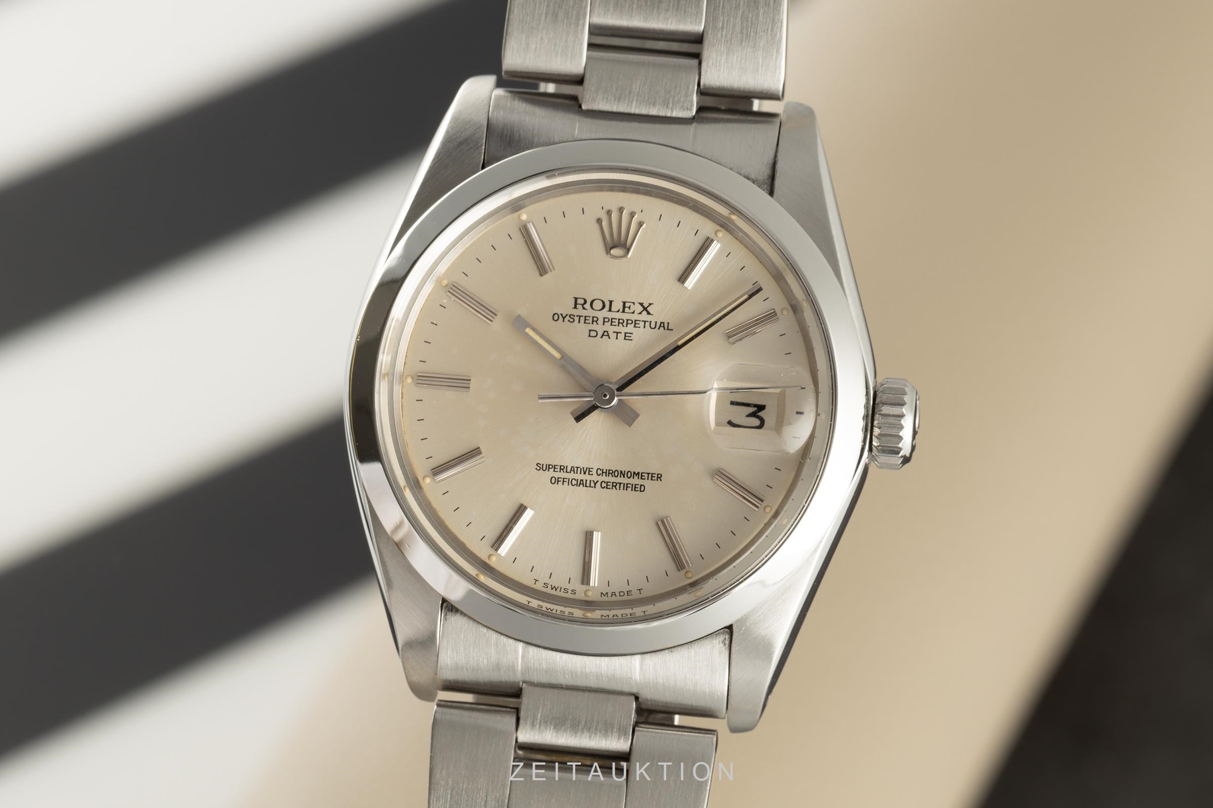 Rolex Date acero automático Kal. 1570 Ref. 1500  | Zeitauktion