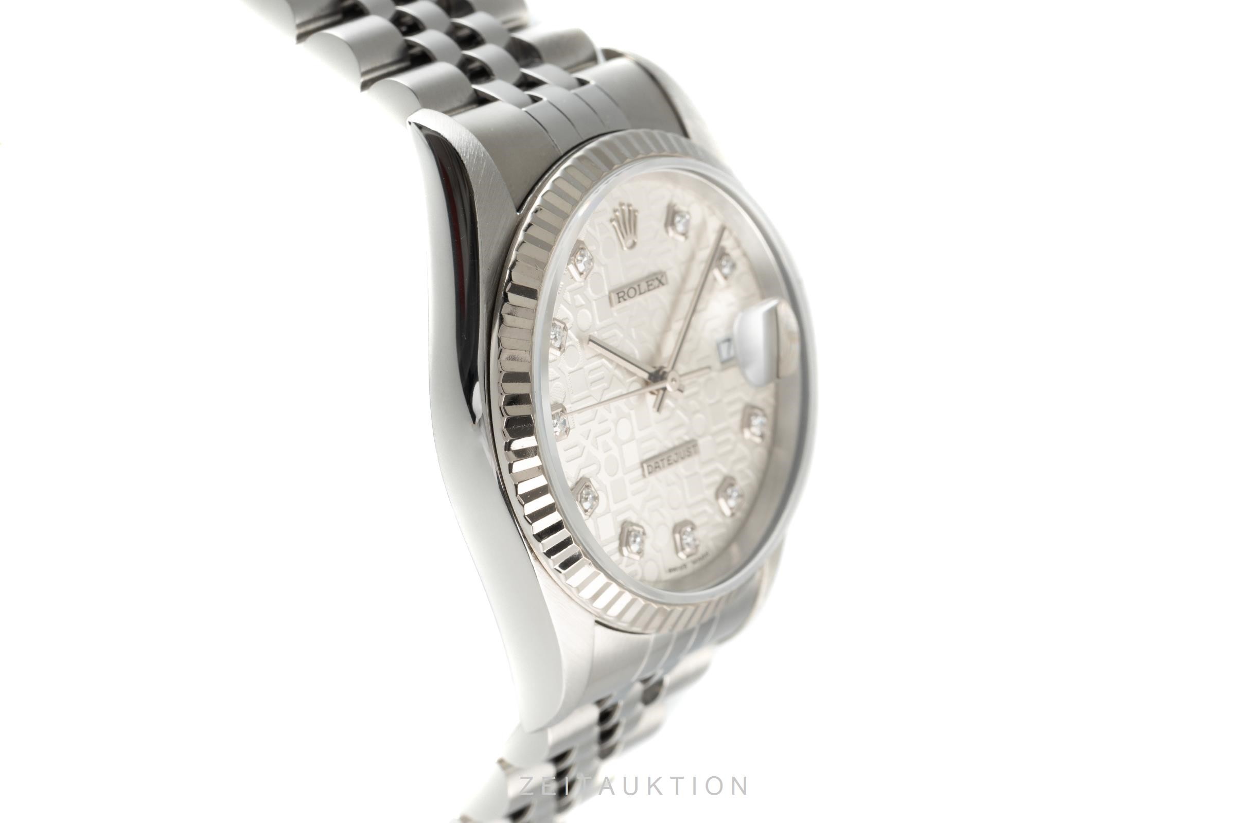 Rolex Datejust steel / white gold automatic Kal. 3135 Ref. 16234  | Zeitauktion