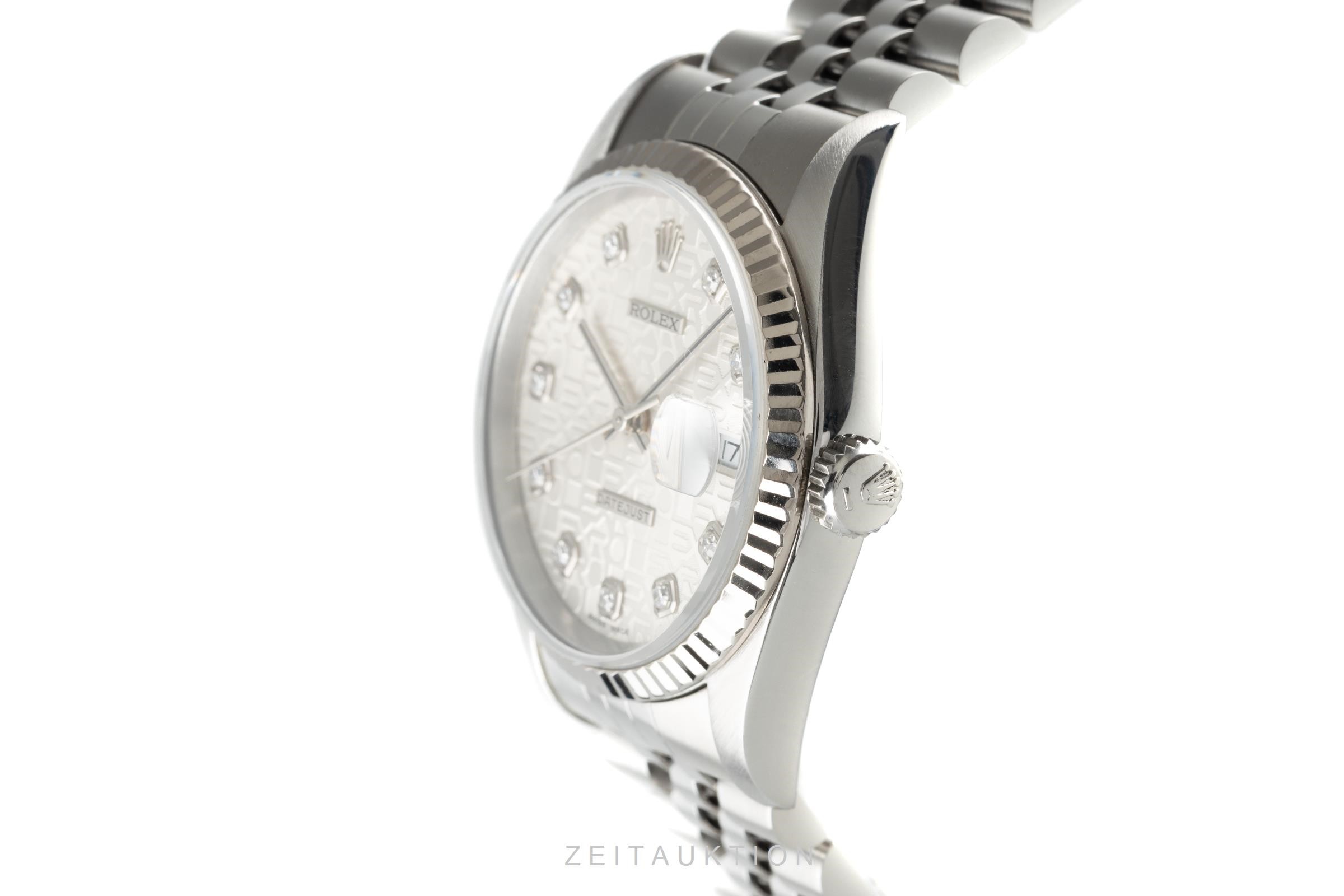 Rolex Datejust steel / white gold automatic Kal. 3135 Ref. 16234  | Zeitauktion