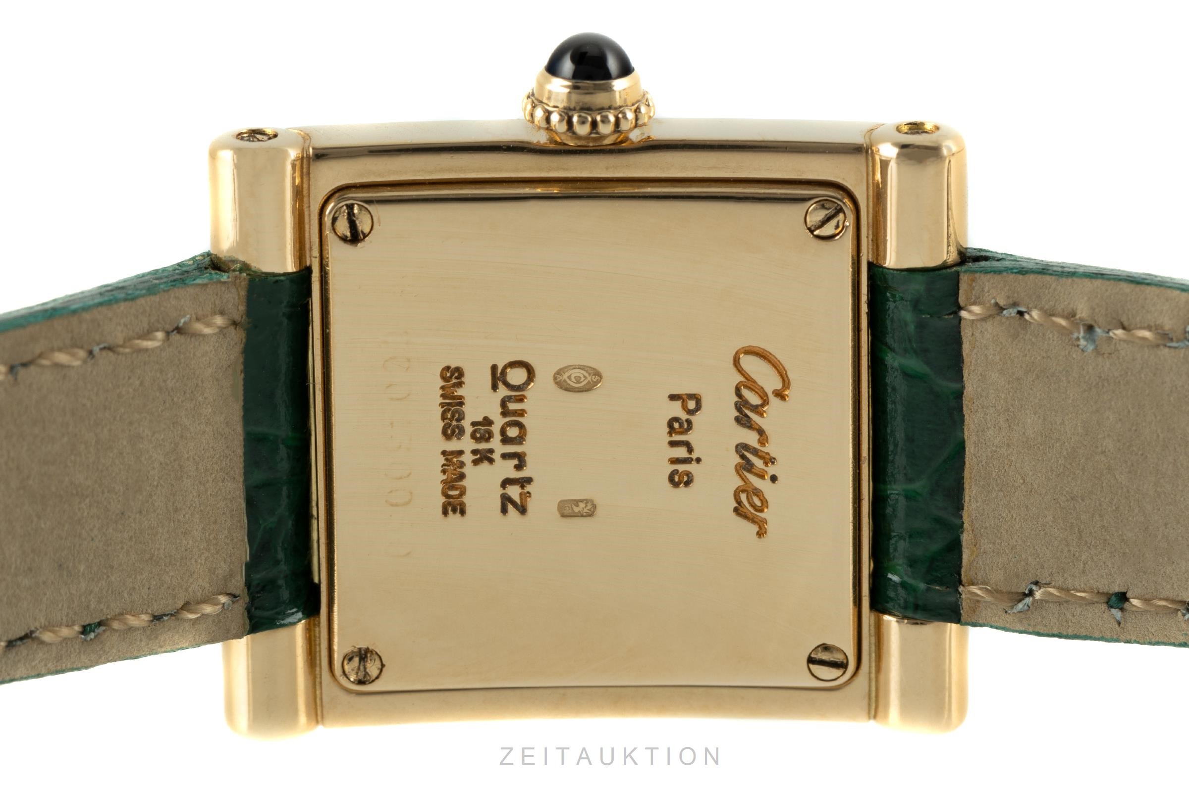 cartier quartz 18k swiss made
