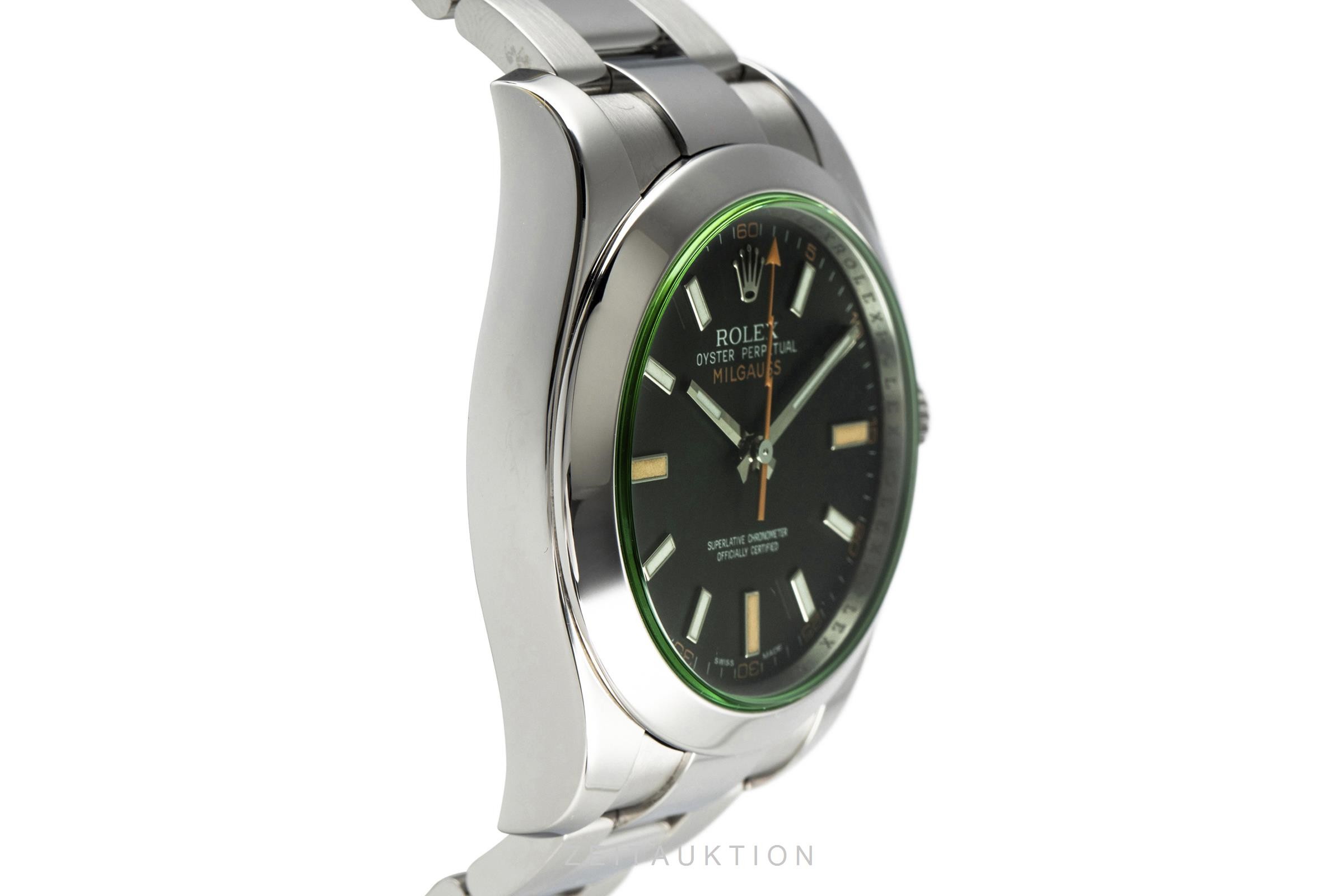 Rolex Milgauss acier automatique Kal. 3131 Ref. 116400GV  | Zeitauktion