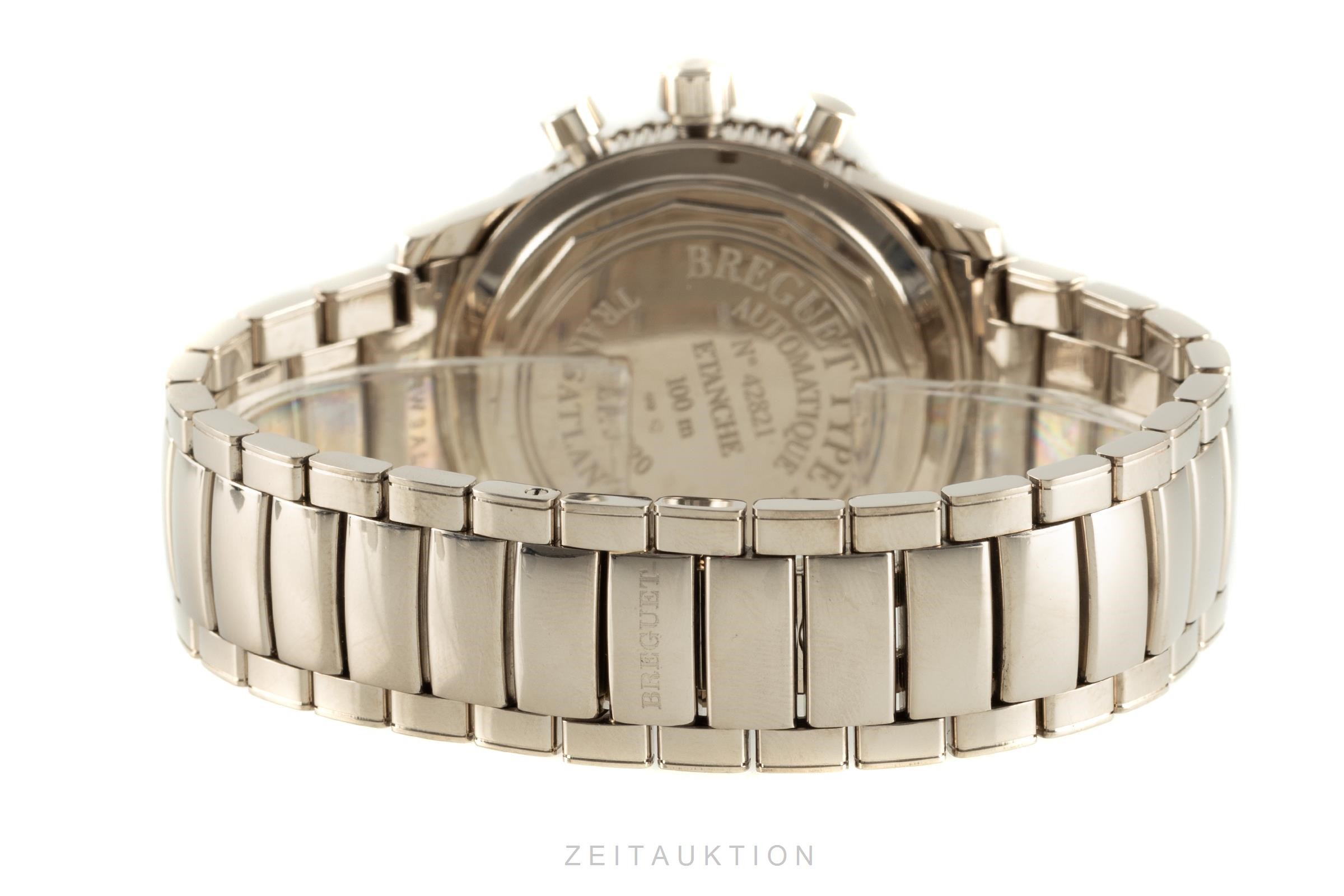 Breguet Type XX chronograph 18 ct white gold automatic Kal. 582 Ref. 3820  | Zeitauktion