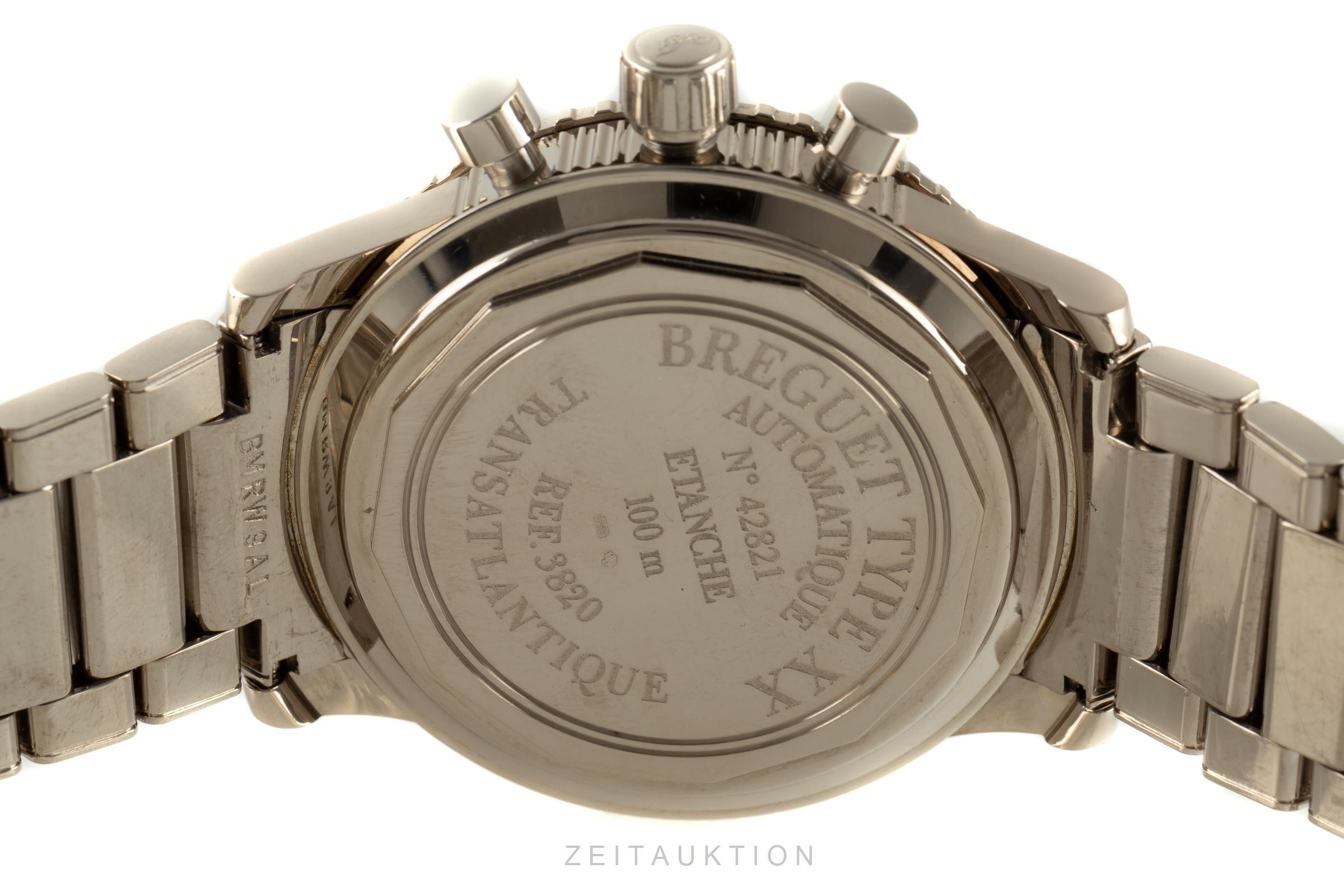 Breguet Type XX chronographe or blanc 18 ct automatique Kal. 582 Ref. 3820  | Zeitauktion