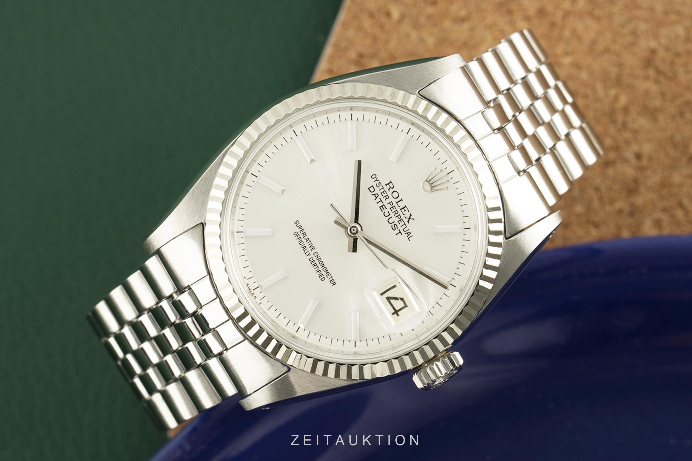 Rolex Datejust steel / white gold automatic Kal. 1570 Ref. 1601  | Zeitauktion