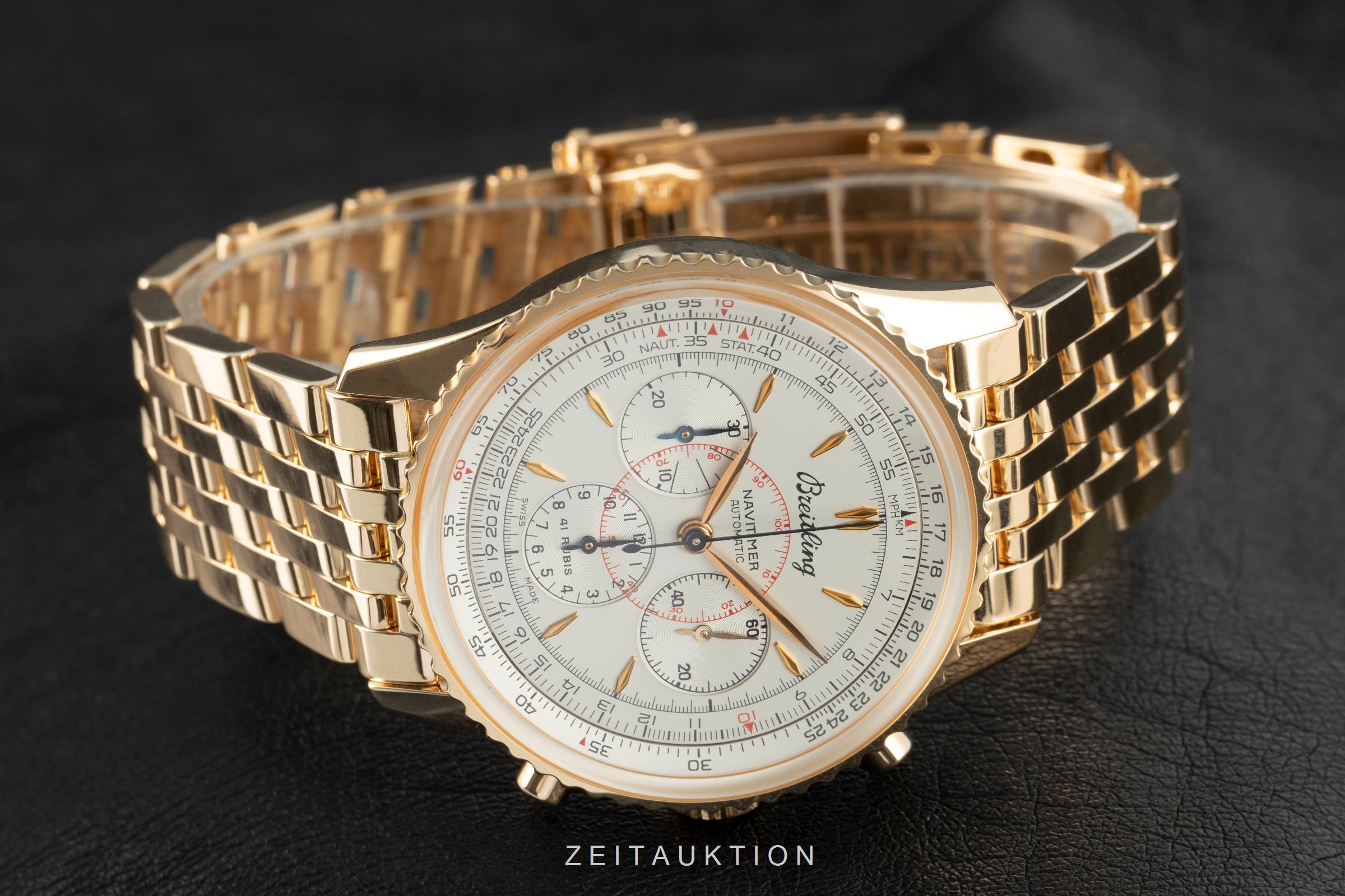 Breitling Navitimer cronógrafo oro rosado de 18 quilates automático Kal. B30 Ref. H30030.1  | Zeitauktion