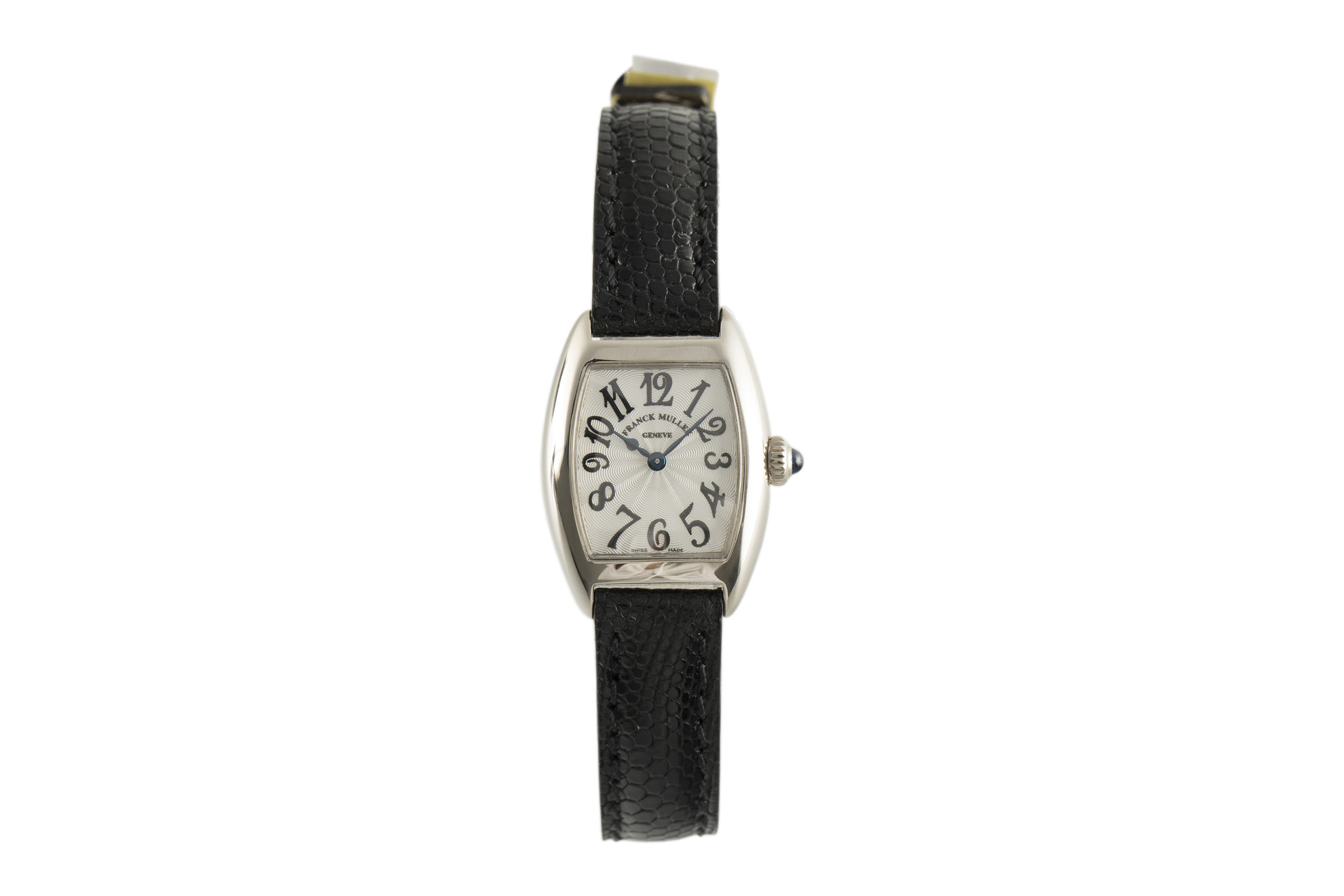 Franck Muller Curvex 18 ct white gold quartz Ref. 2500QZ  | Zeitauktion