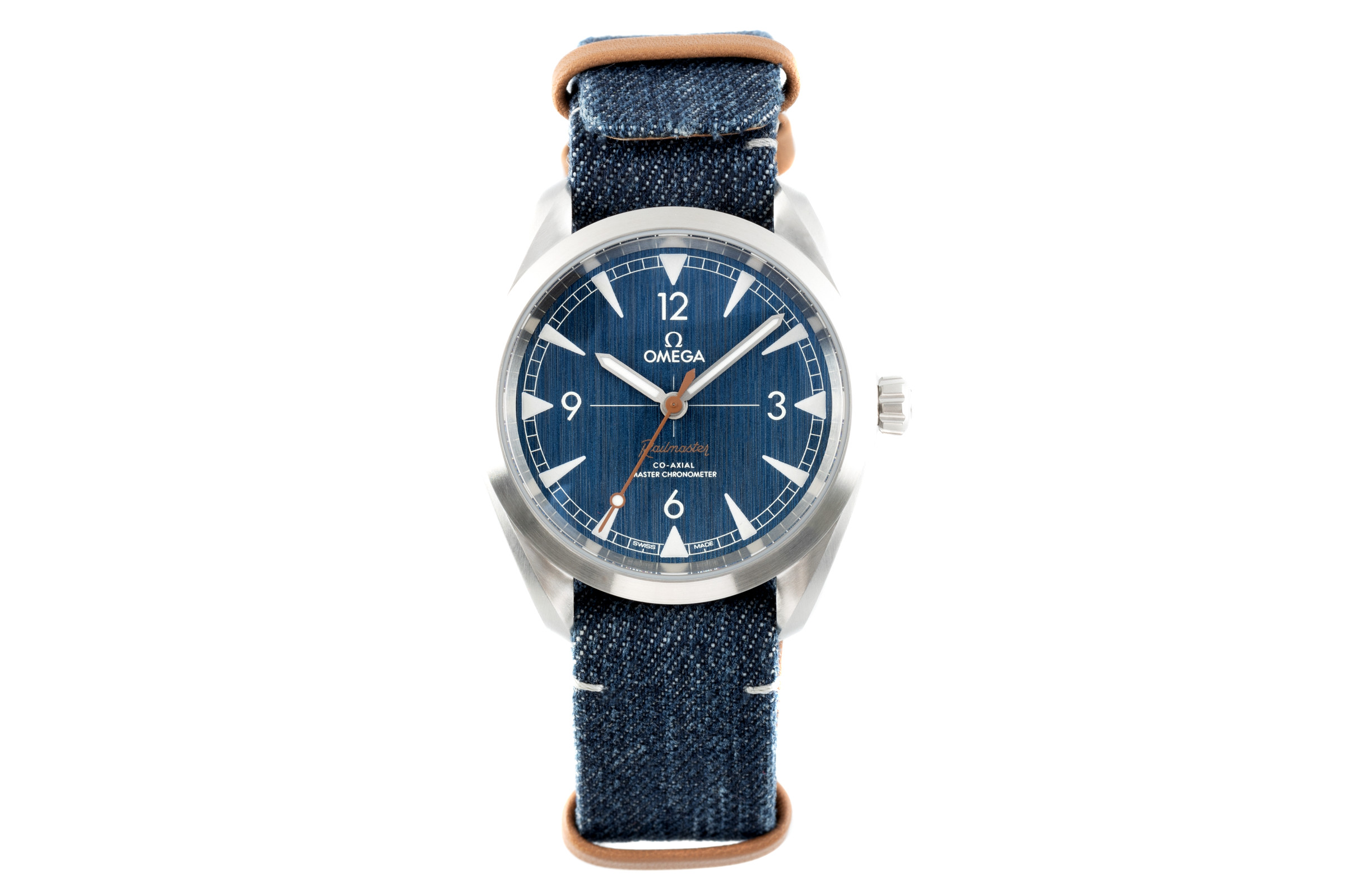 omega railmaster blue