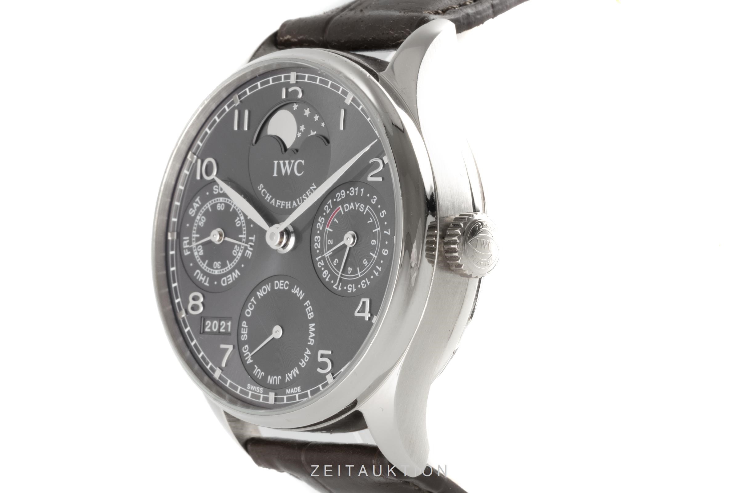 IWC Portugieser oro bianco 18 ct automatismo Kal. C.51610 Ref.  IW502218  | Zeitauktion