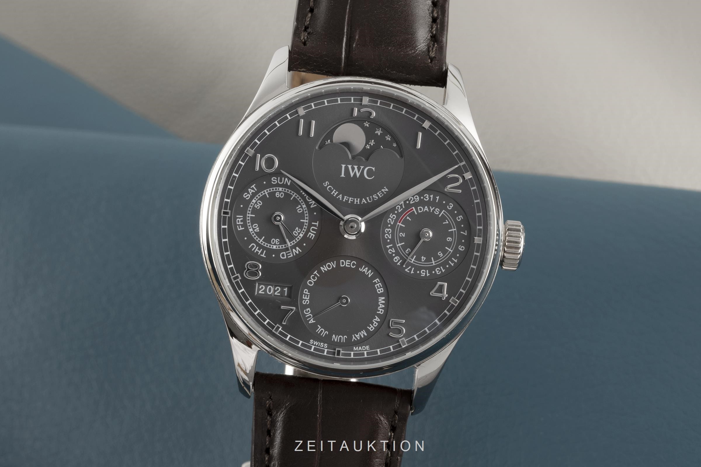 IWC Portugieser oro bianco 18 ct automatismo Kal. C.51610 Ref.  IW502218  | Zeitauktion